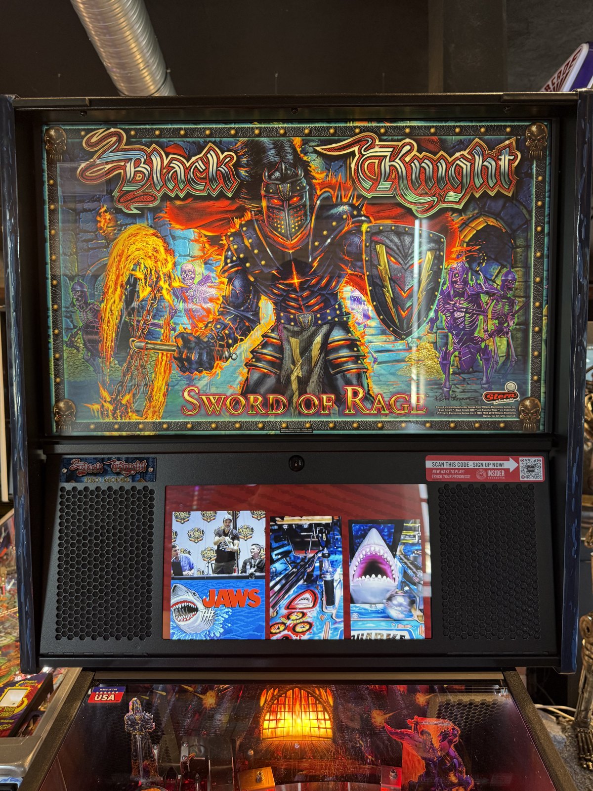 Flipper Black Knight Sword of Rage Pro Stern 2019 d'occasion à vendre – Vintage Legends (photo 5)