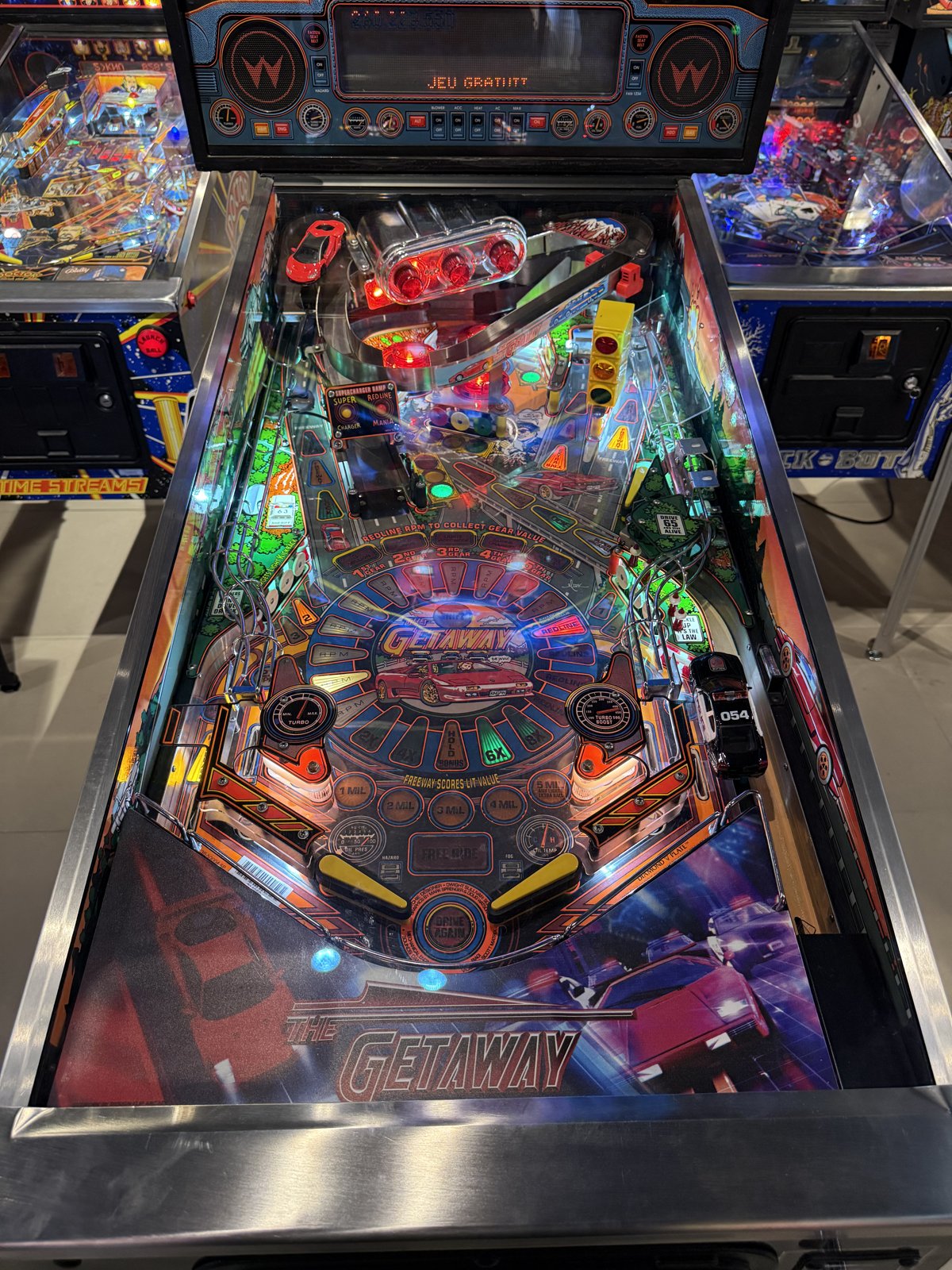Flipper The Getaway High Speed II Williams 1992 d'occasion à vendre – Vintage Legends (photo 8)