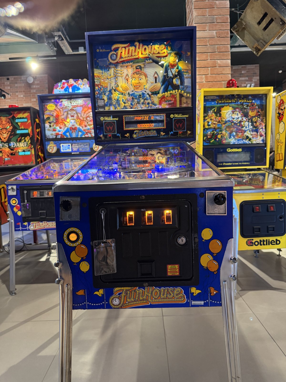 Flipper Funhouse Williams 1990 d'occasion à vendre – Vintage Legends (photo 16)