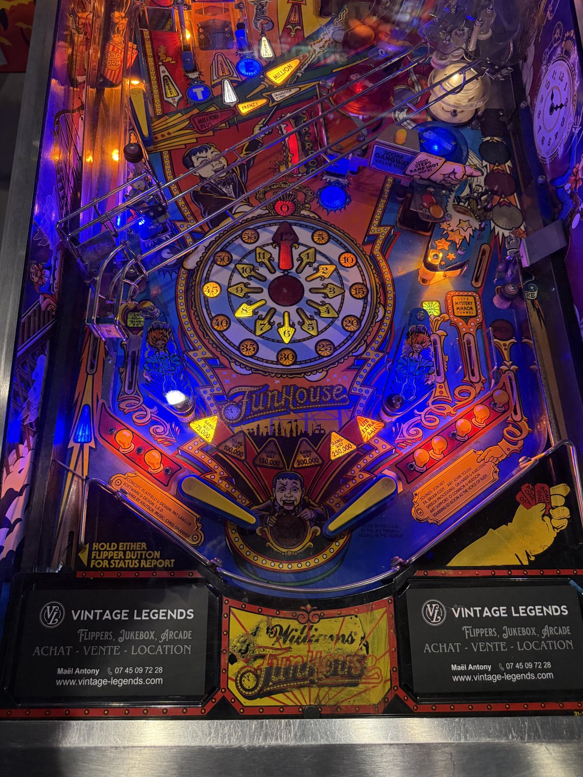 Flipper Funhouse Rudy's Nightmare kit 2.0 Pedretti d'occasion à vendre – Vintage Legends (photo 9)