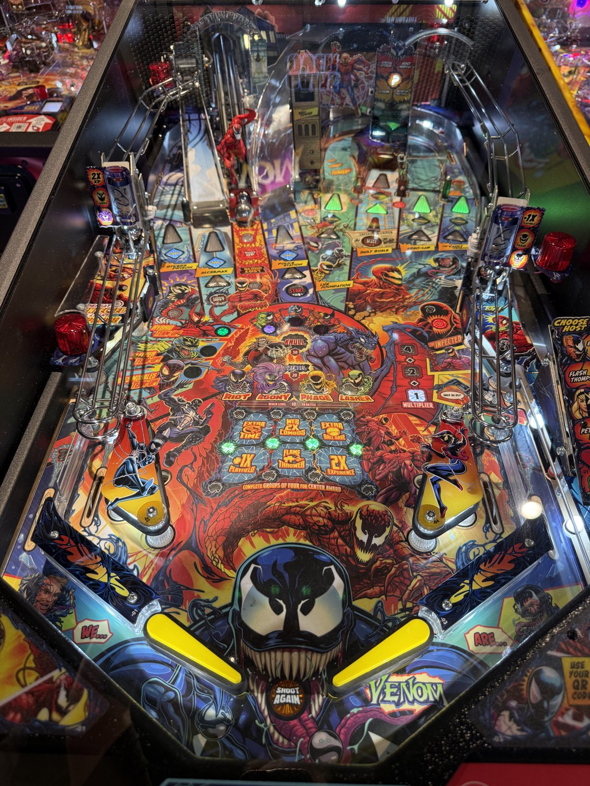 Flipper Venom Pro Stern 2023 Marvel d'occasion à vendre – Vintage Legends (photo 11)