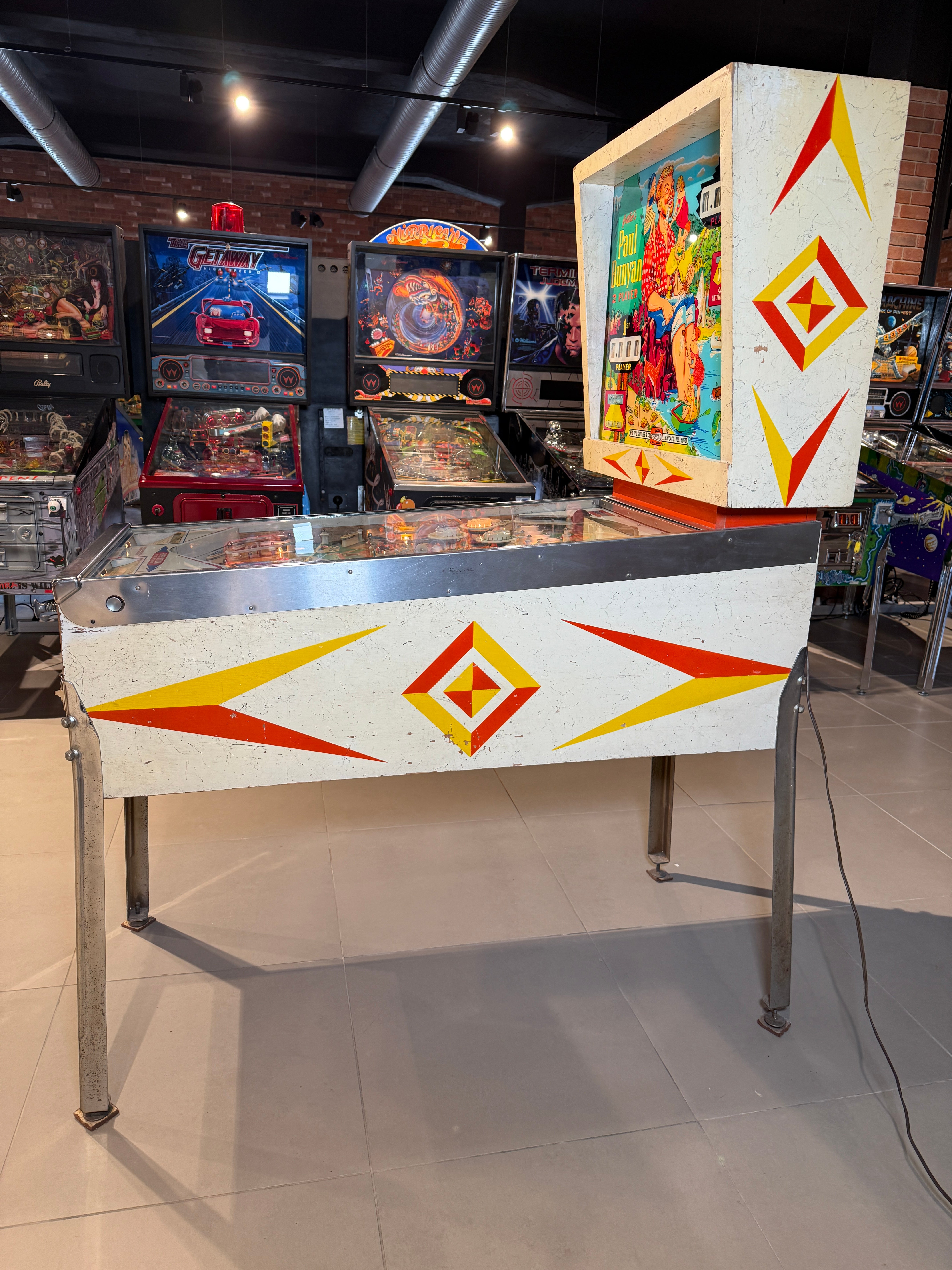 Flipper Paul Bunyan Gottlieb 1968 ( rare ) occasion