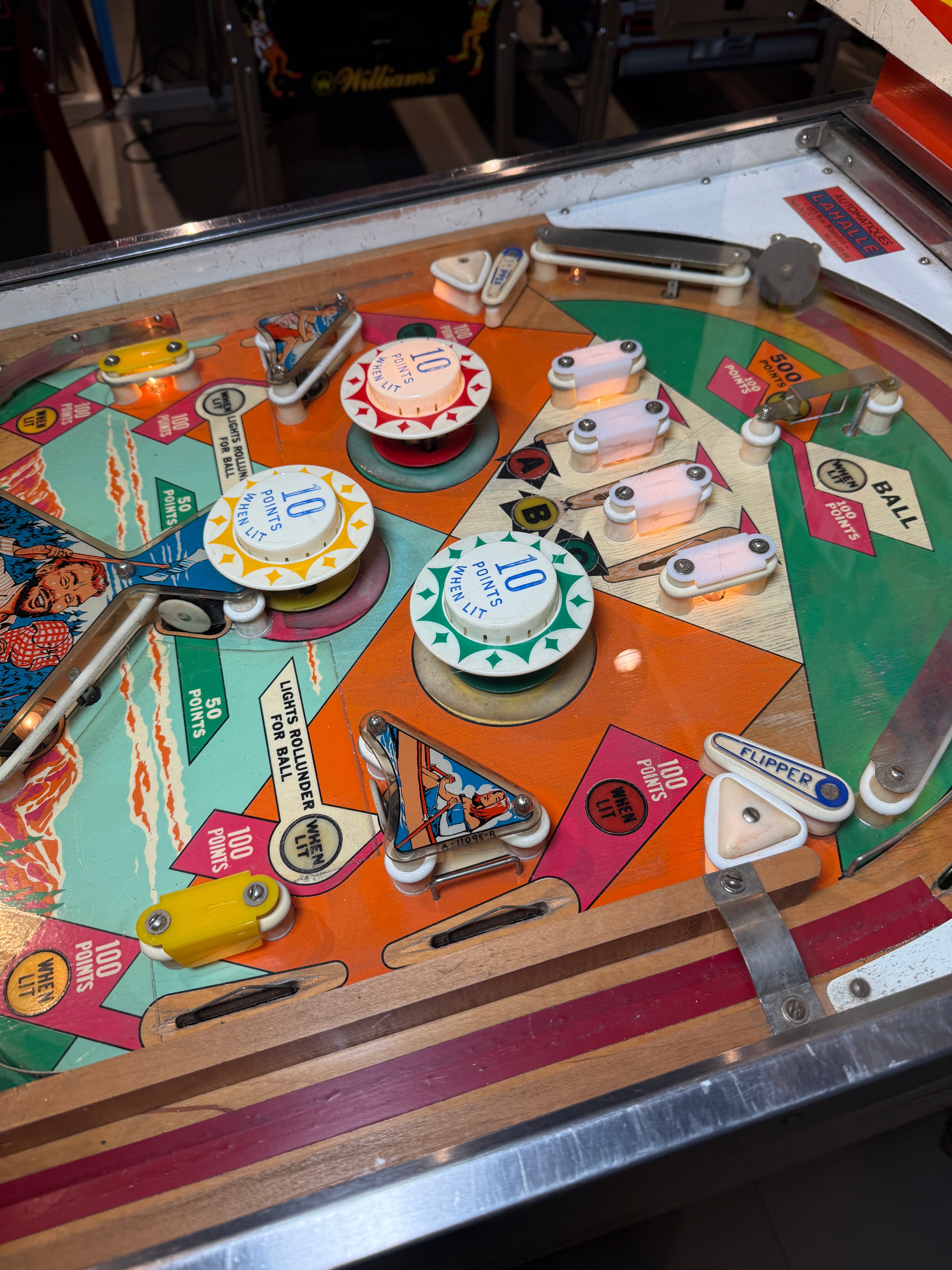 Flipper Paul Bunyan Gottlieb 1968 ( rare ) occasion