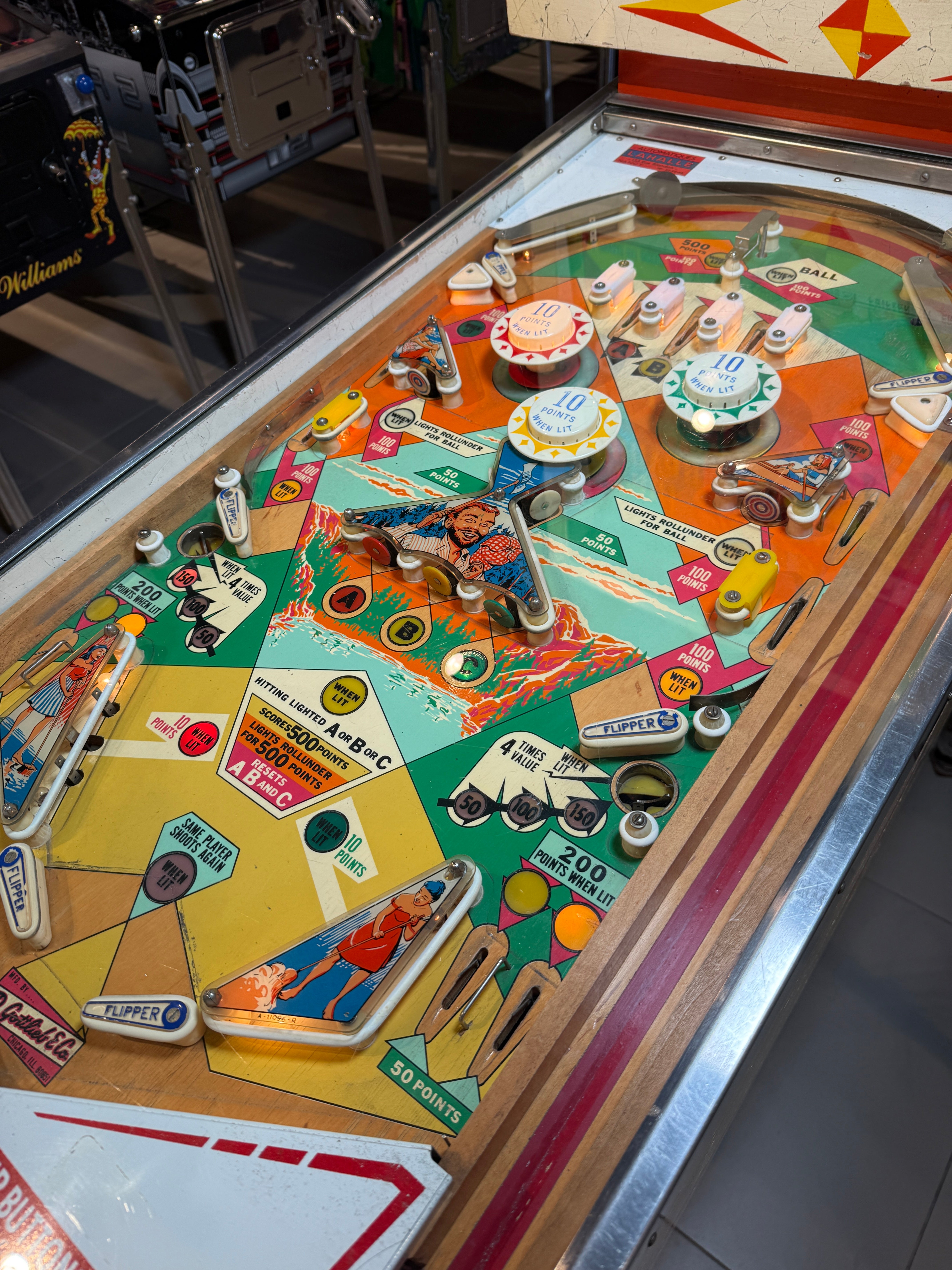 Flipper Paul Bunyan Gottlieb 1968 ( rare ) occasion