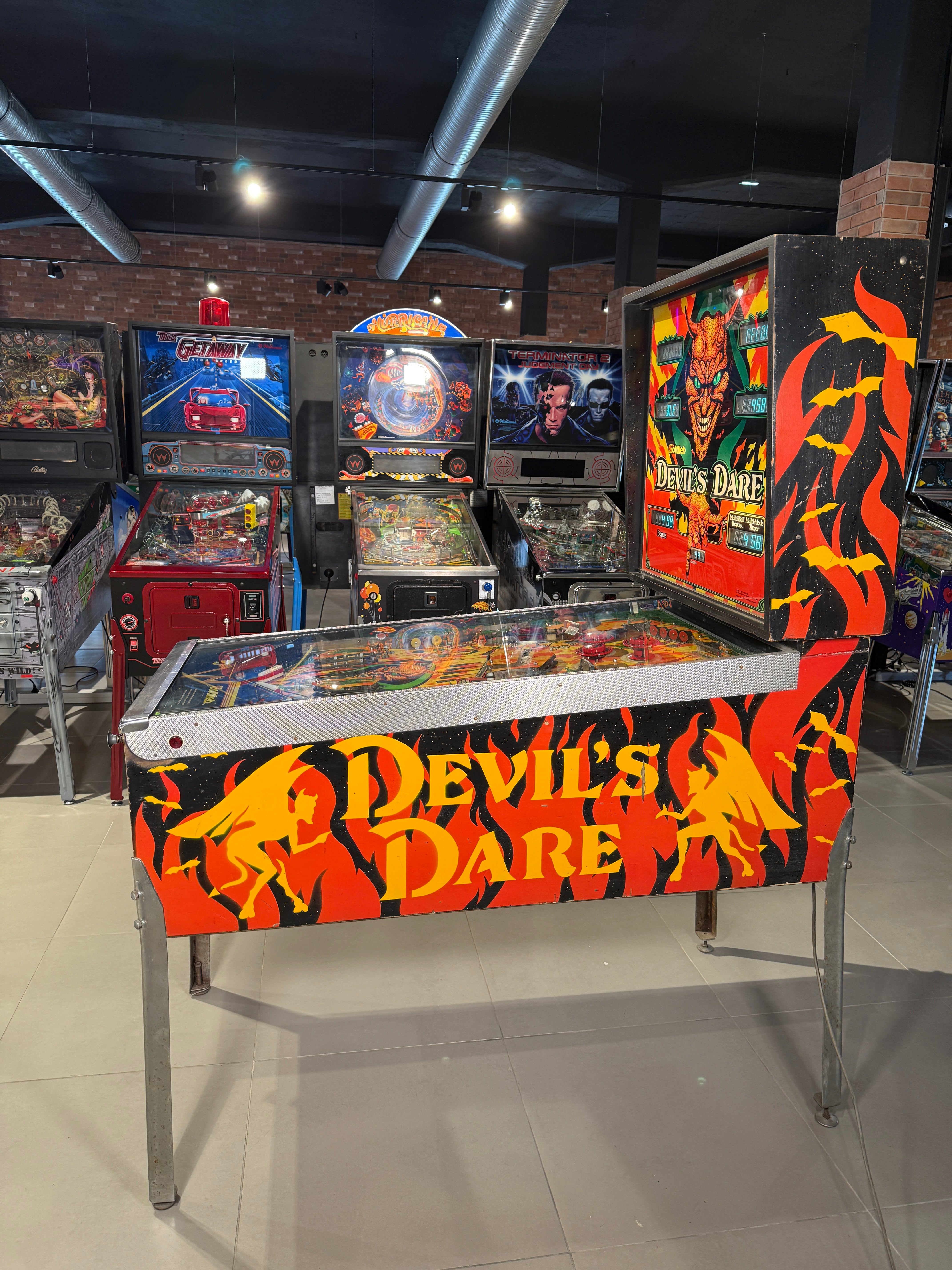 flipper devils dare gottlieb vintage 1982