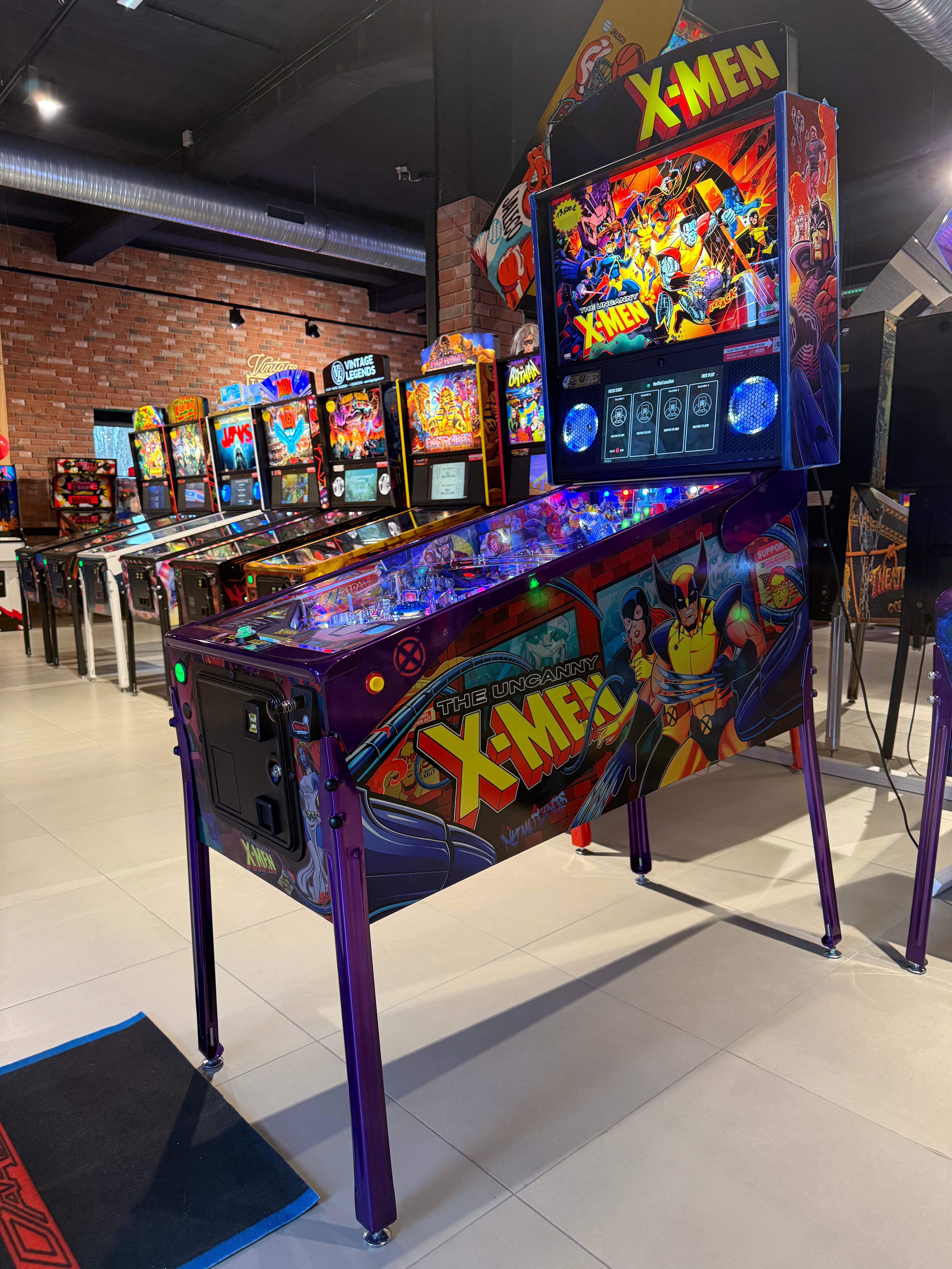 flipper xmen the uncanny limited edition stern pinball machine