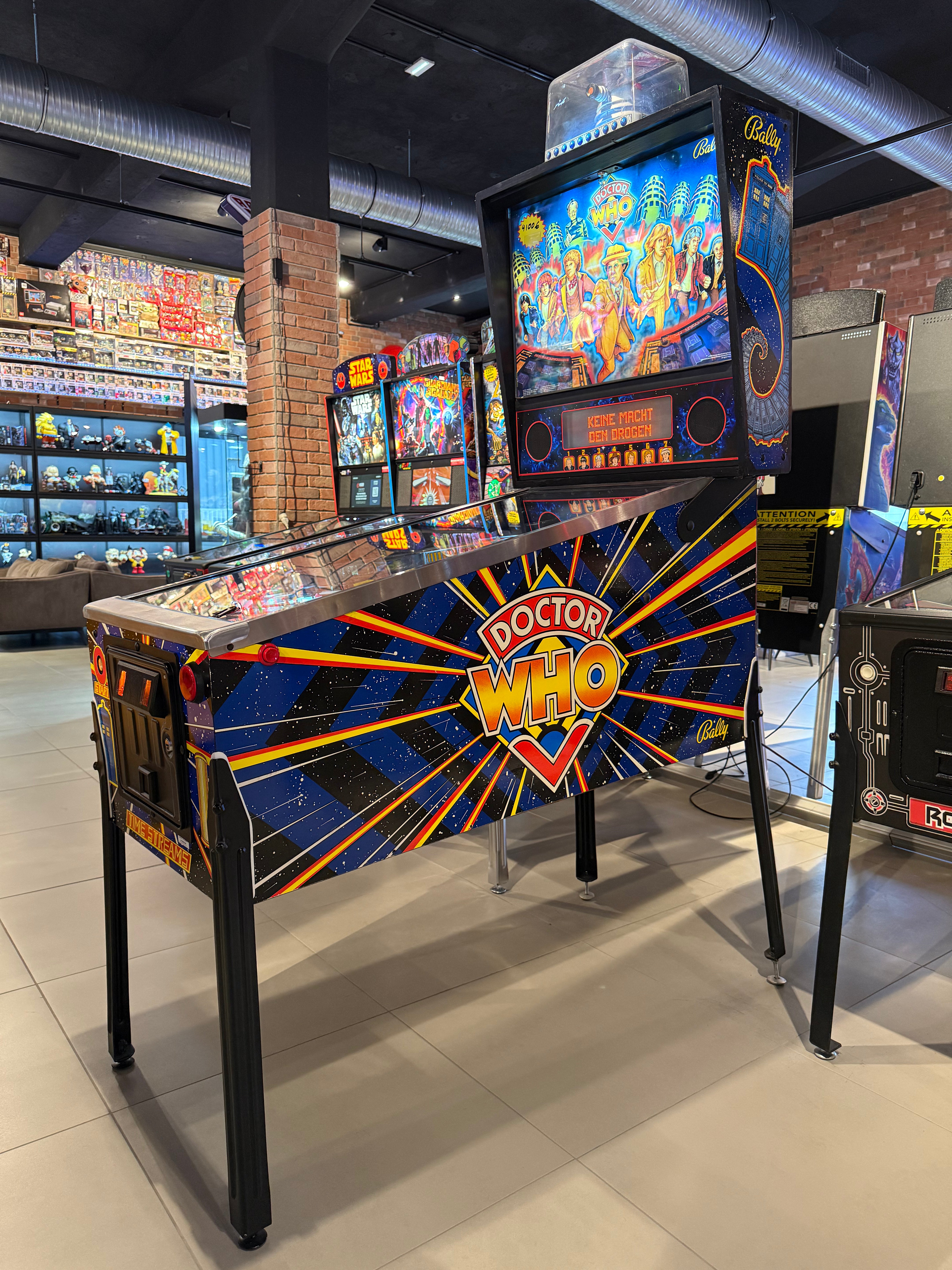 flipper doctor who bally pinball machine