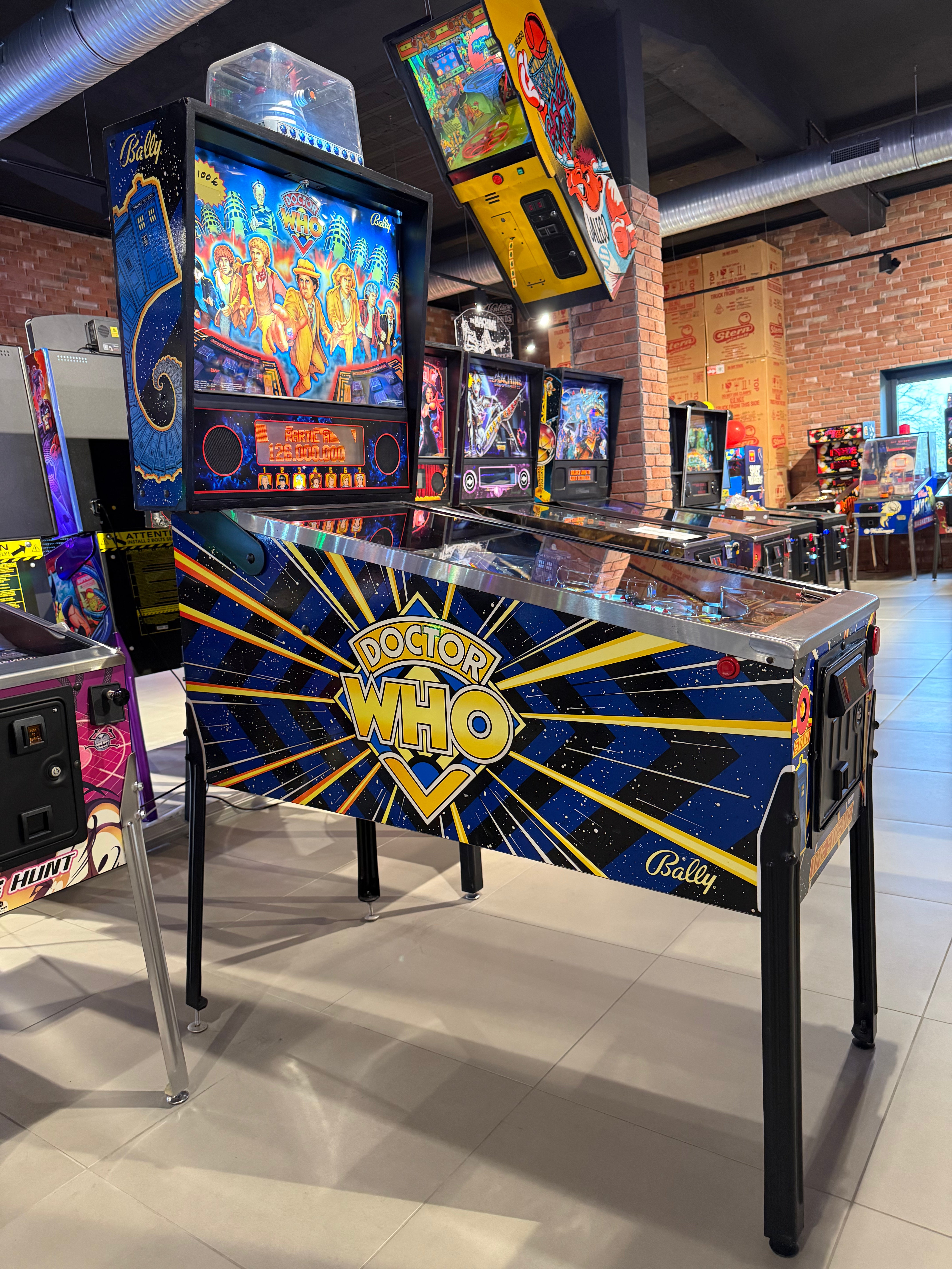 flipper doctor who bally pinball machine