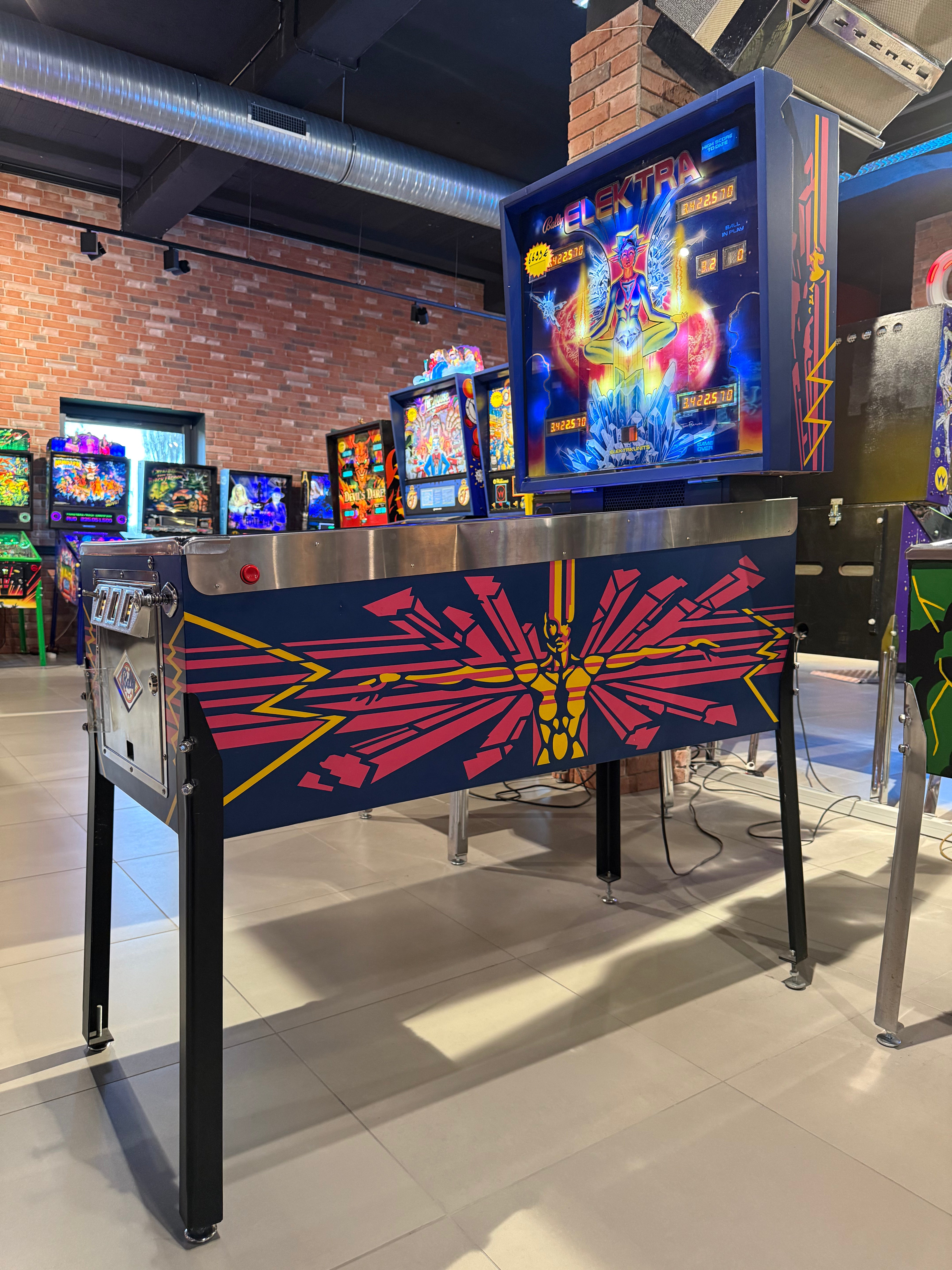 flipper elektra bally pinball machine