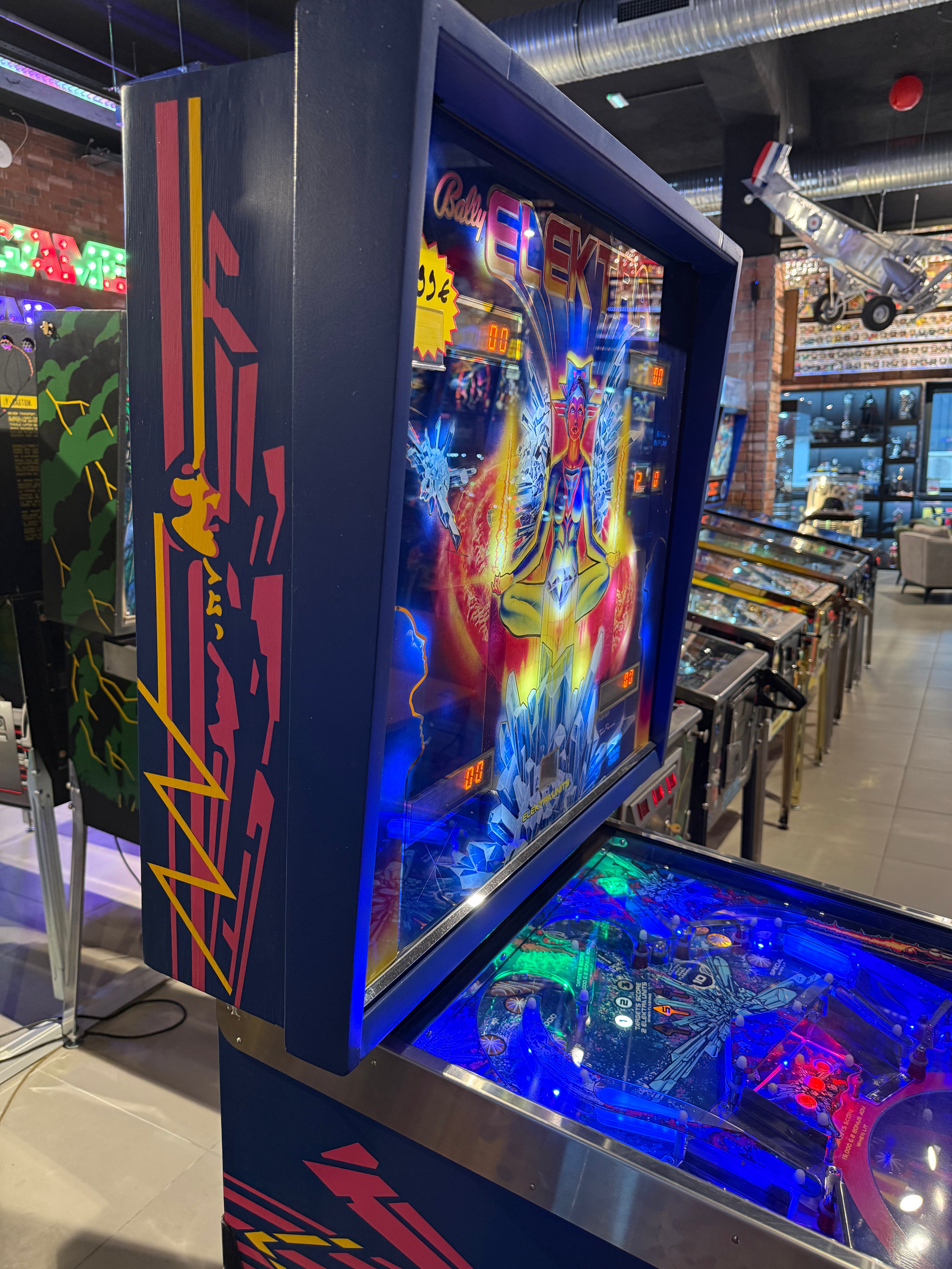 flipper elektra bally pinball machine