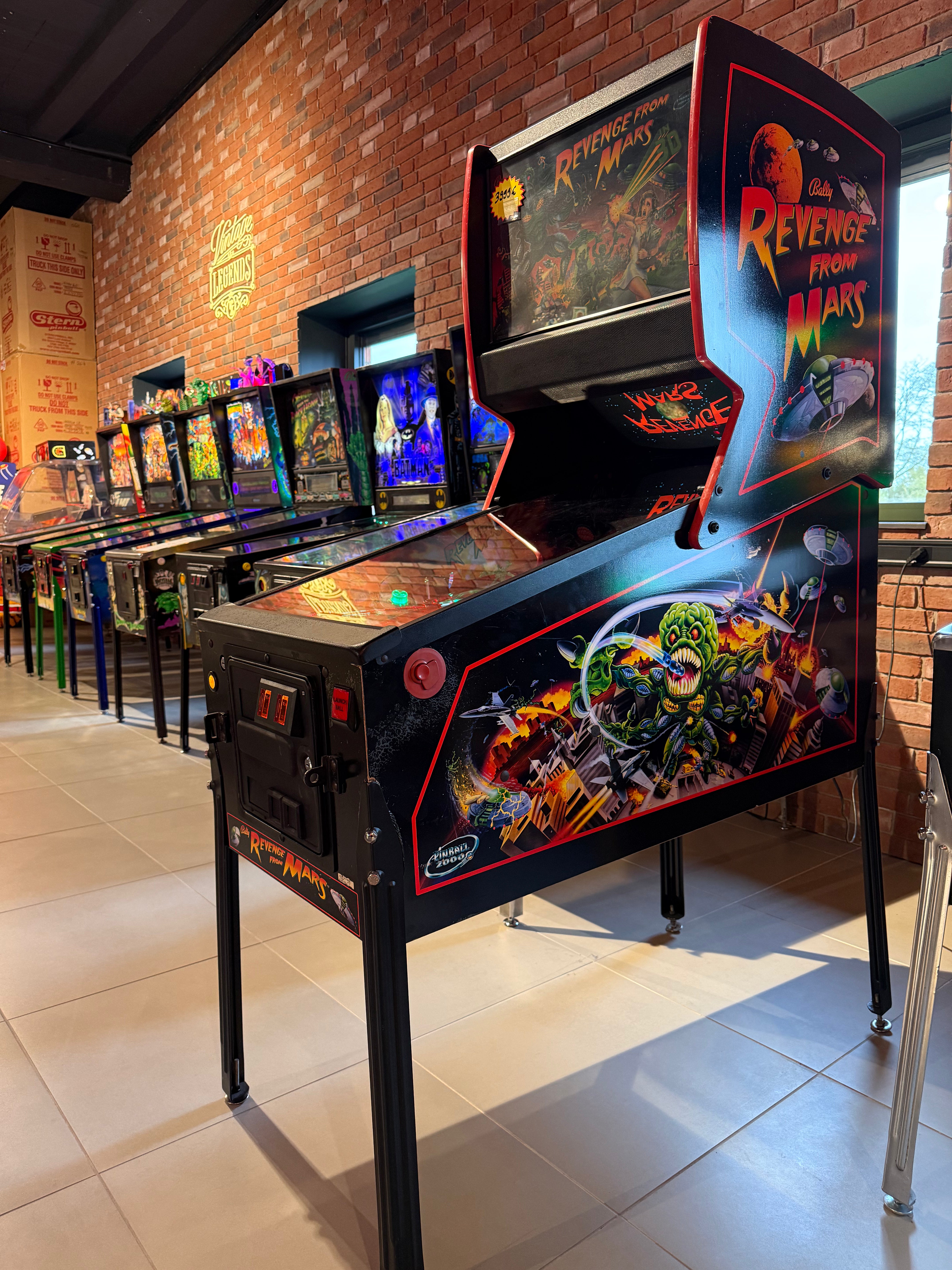 flipper revenge from mars bally pinball machine