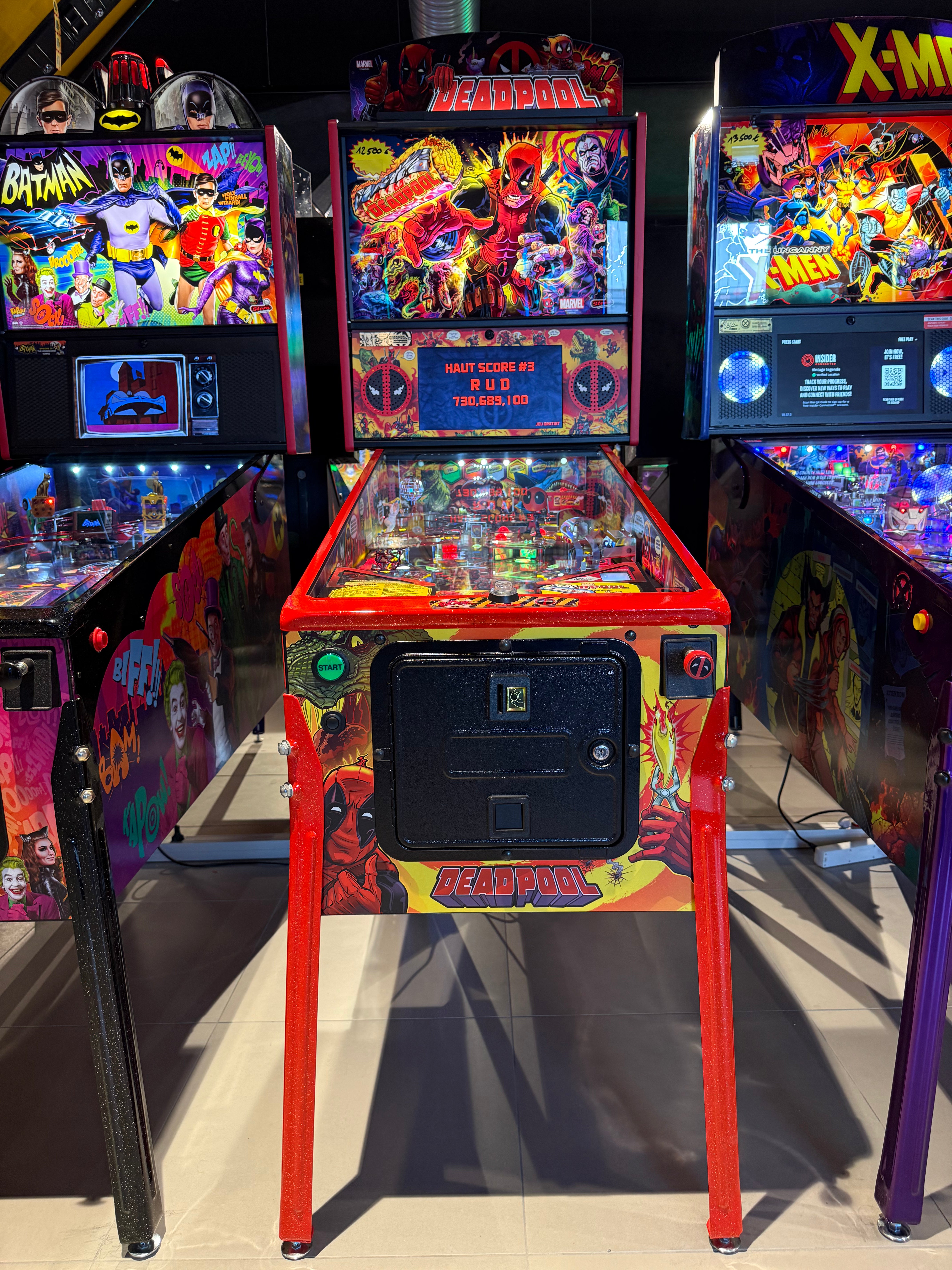 flipper deadpool stern limited edition éclairage led