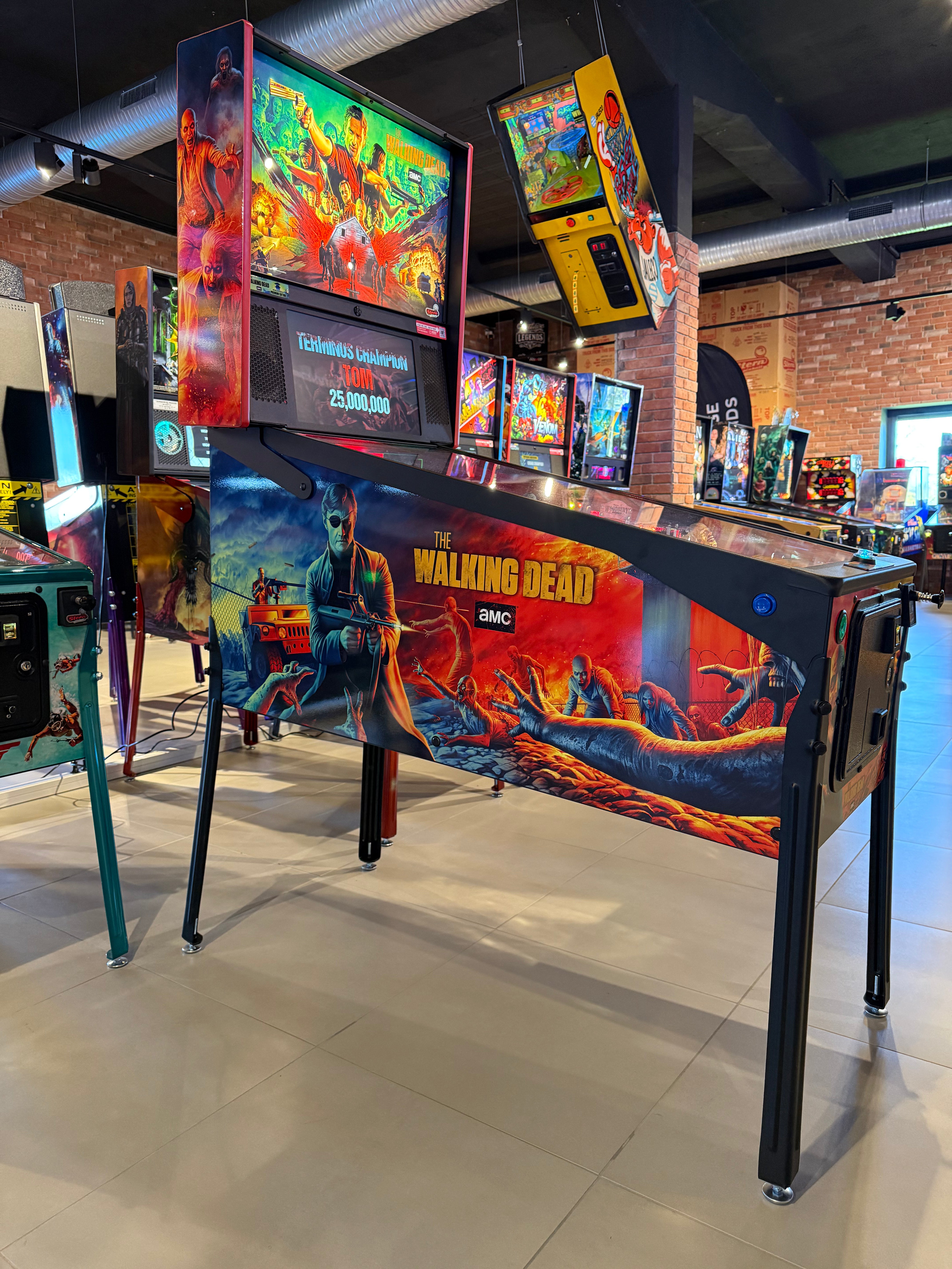 flipper walking dead remastered premium stern pinball machine
