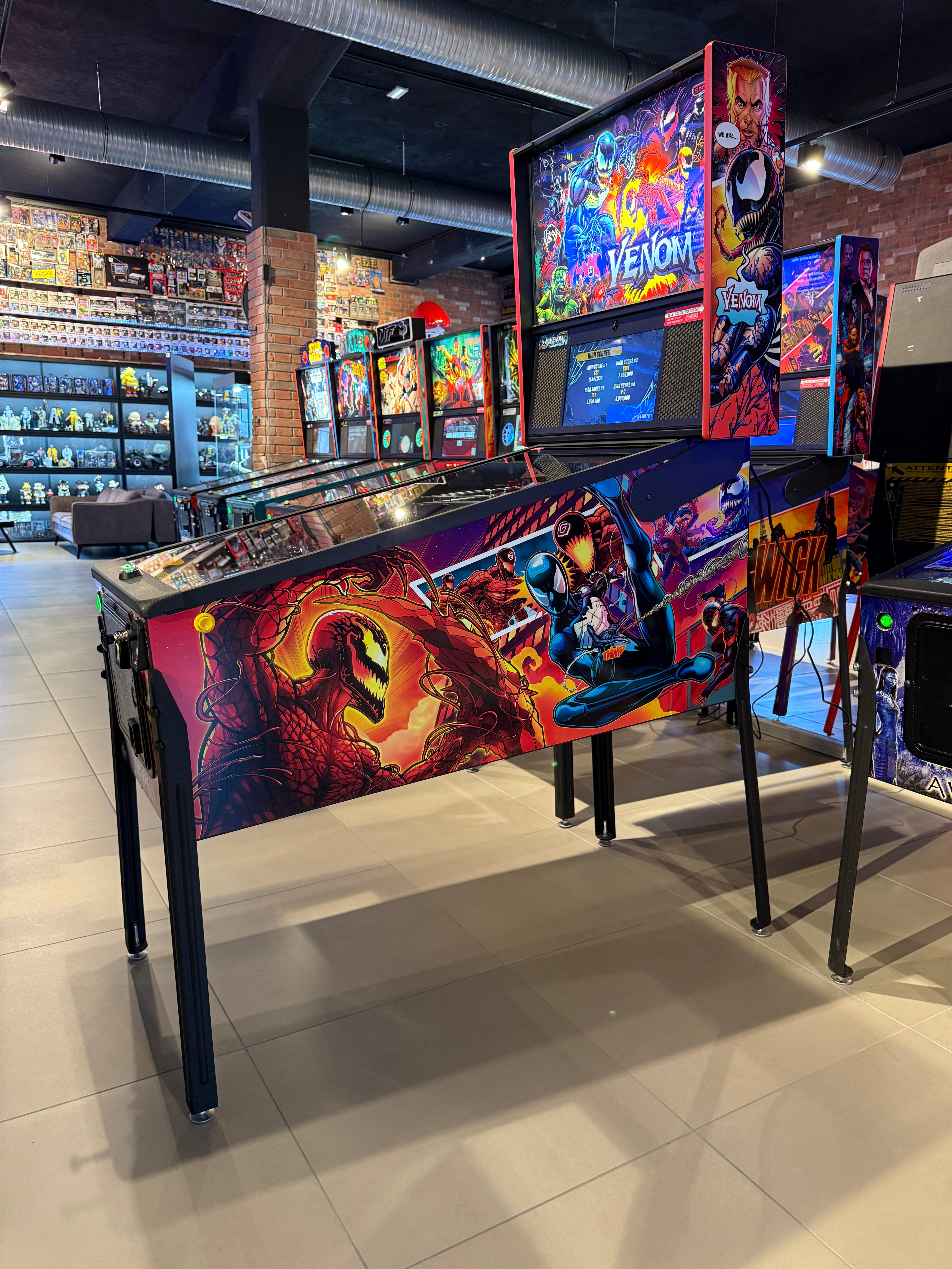flipper venom premium stern pinball machine