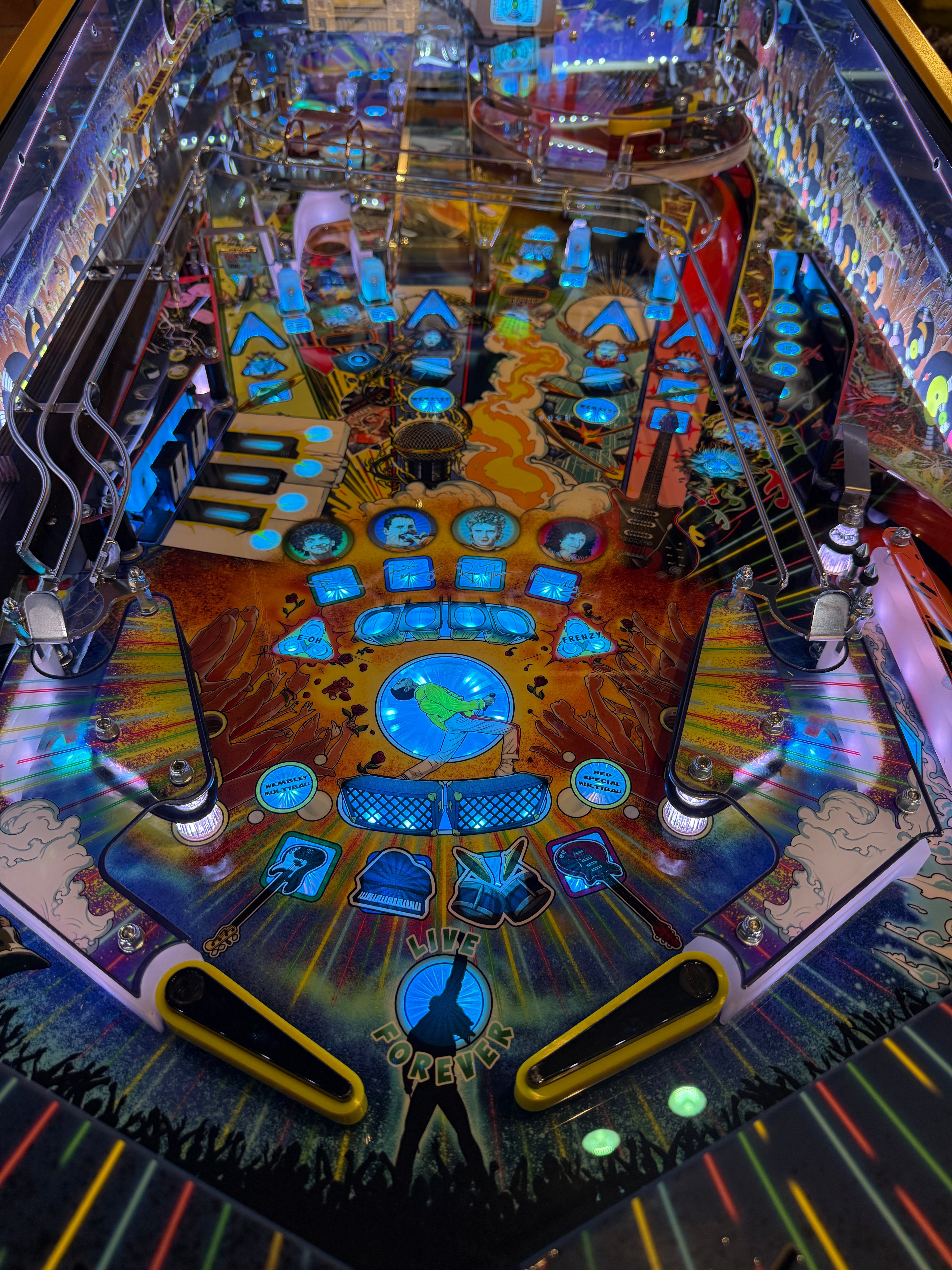 flipper queen pinball brothers rhapsody edition éclairage led