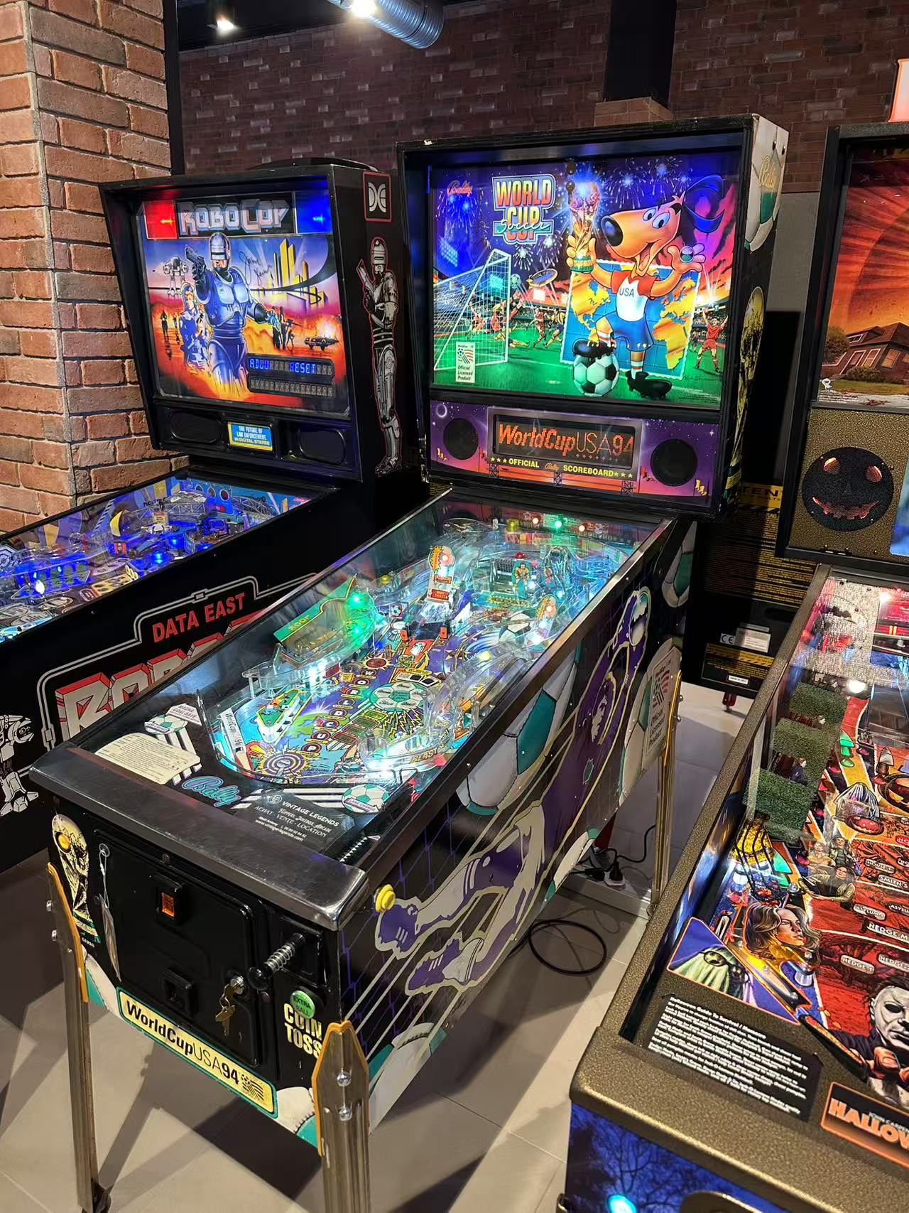 flipper world cup soccer 94 bally éclairage led