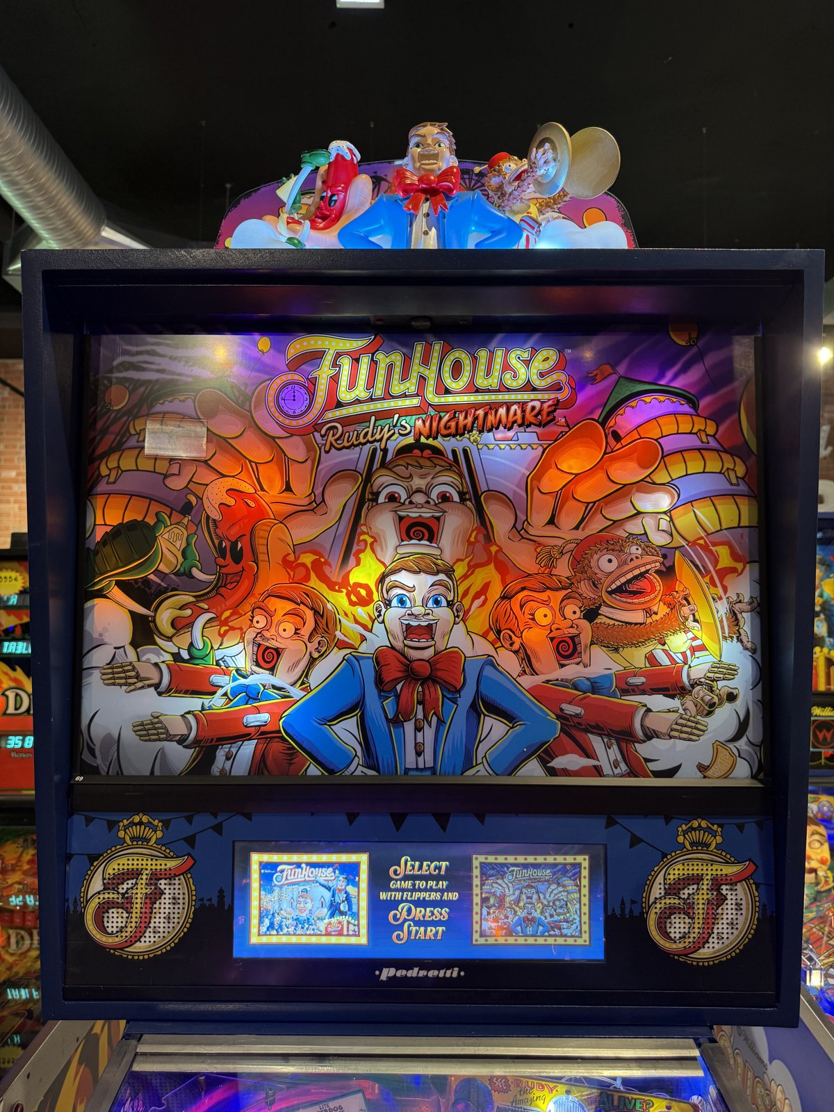 Flipper Funhouse Rudy's Nightmare kit 2.0 Pedretti d'occasion à vendre – Vintage Legends (photo 5)