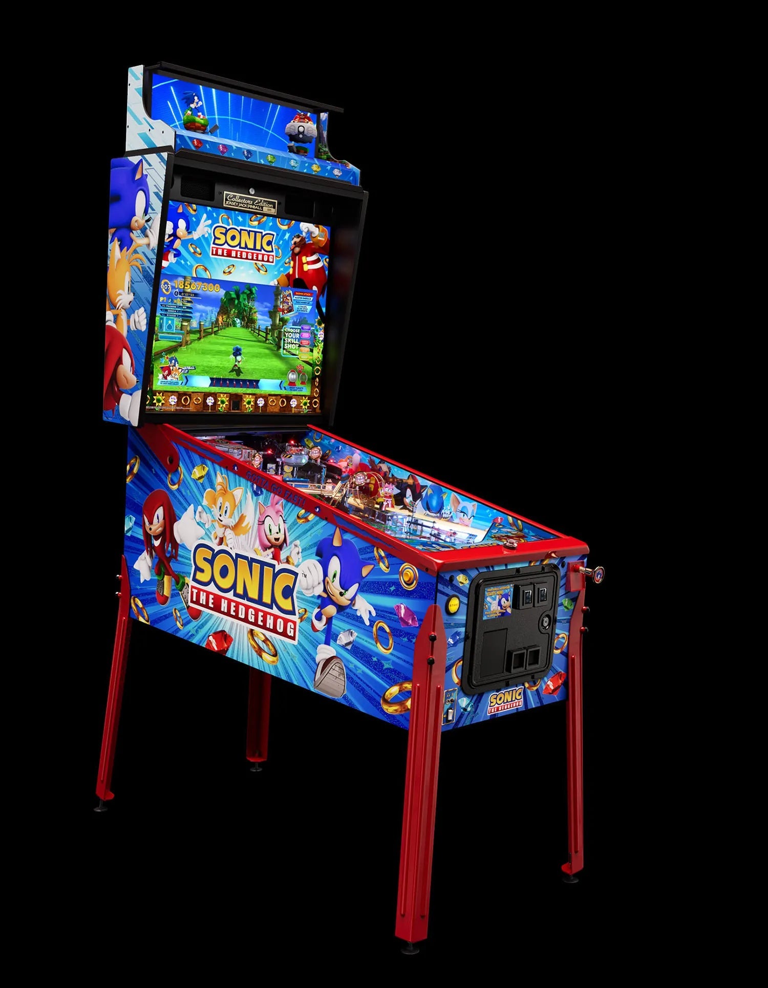 Flipper Sonic Collector's Edition – bataille Dr. Robotnik plateau supérieur