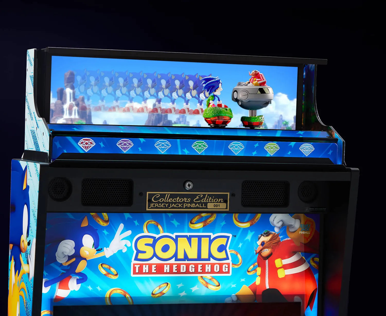 Flipper Sonic Collector's Edition – plateau accents dorés Super-Sparkle