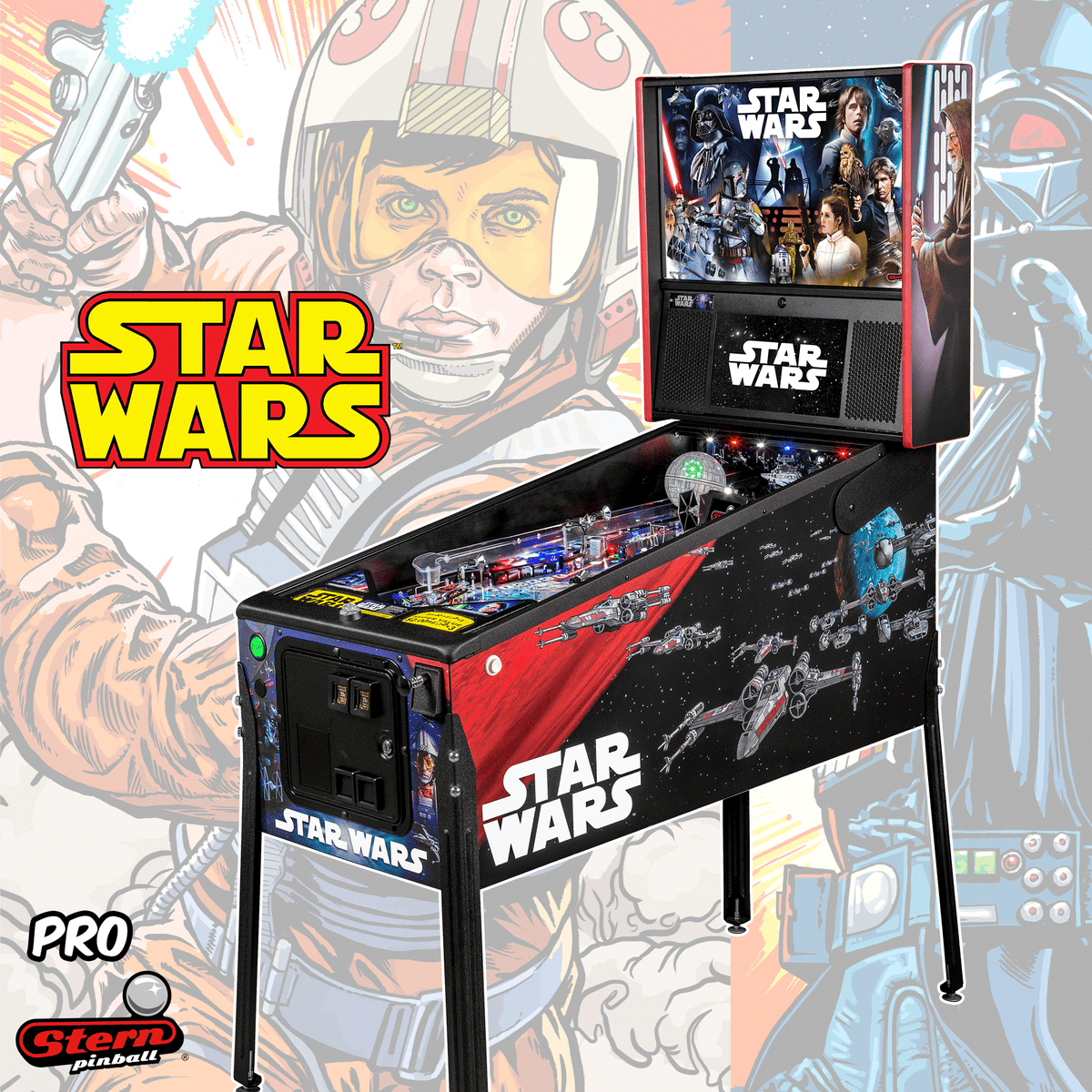 FLIPPER Star Wars Original PIN - RLS'Game