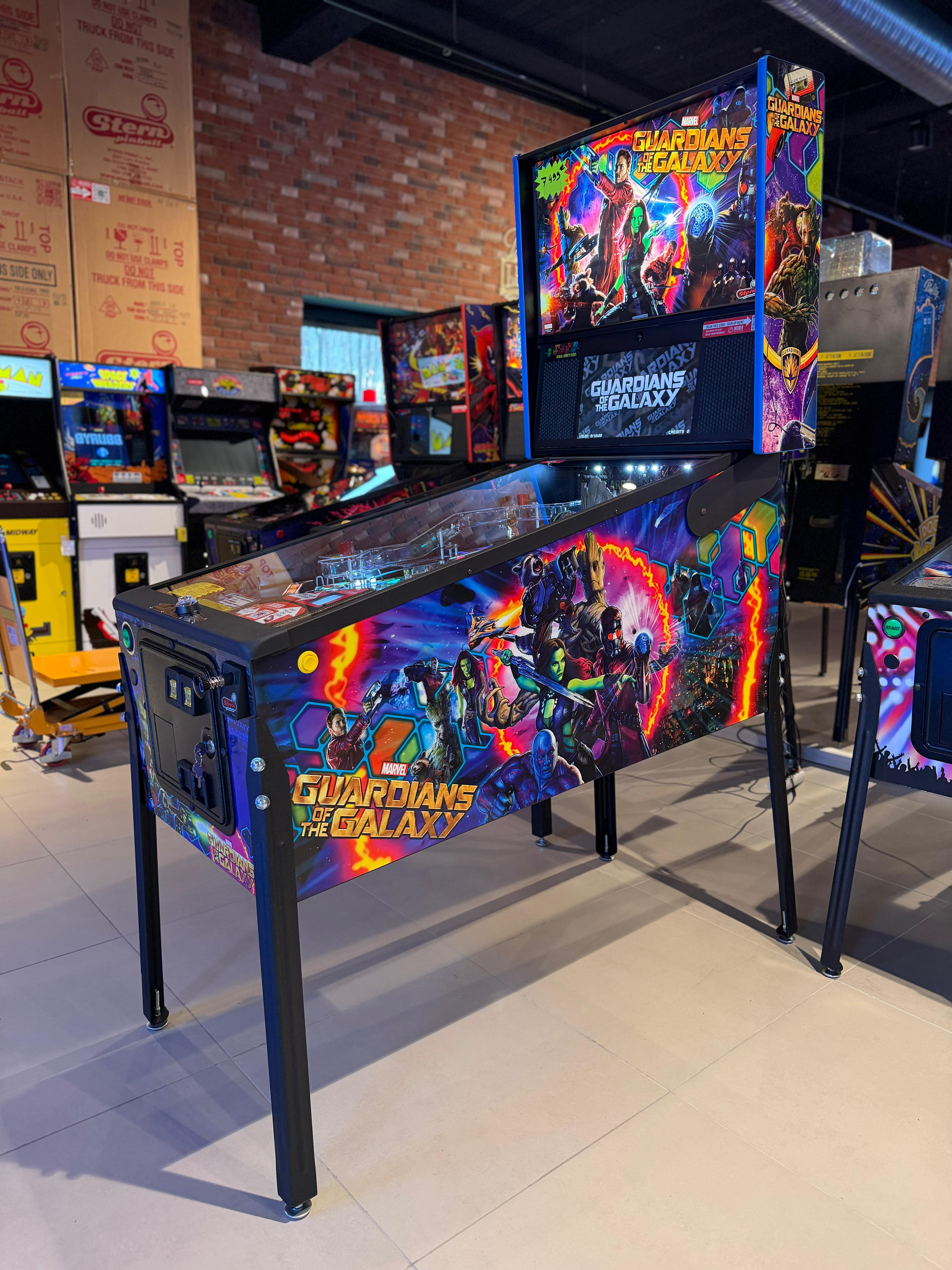 flipper guardians of the galaxy pro stern pinball machine