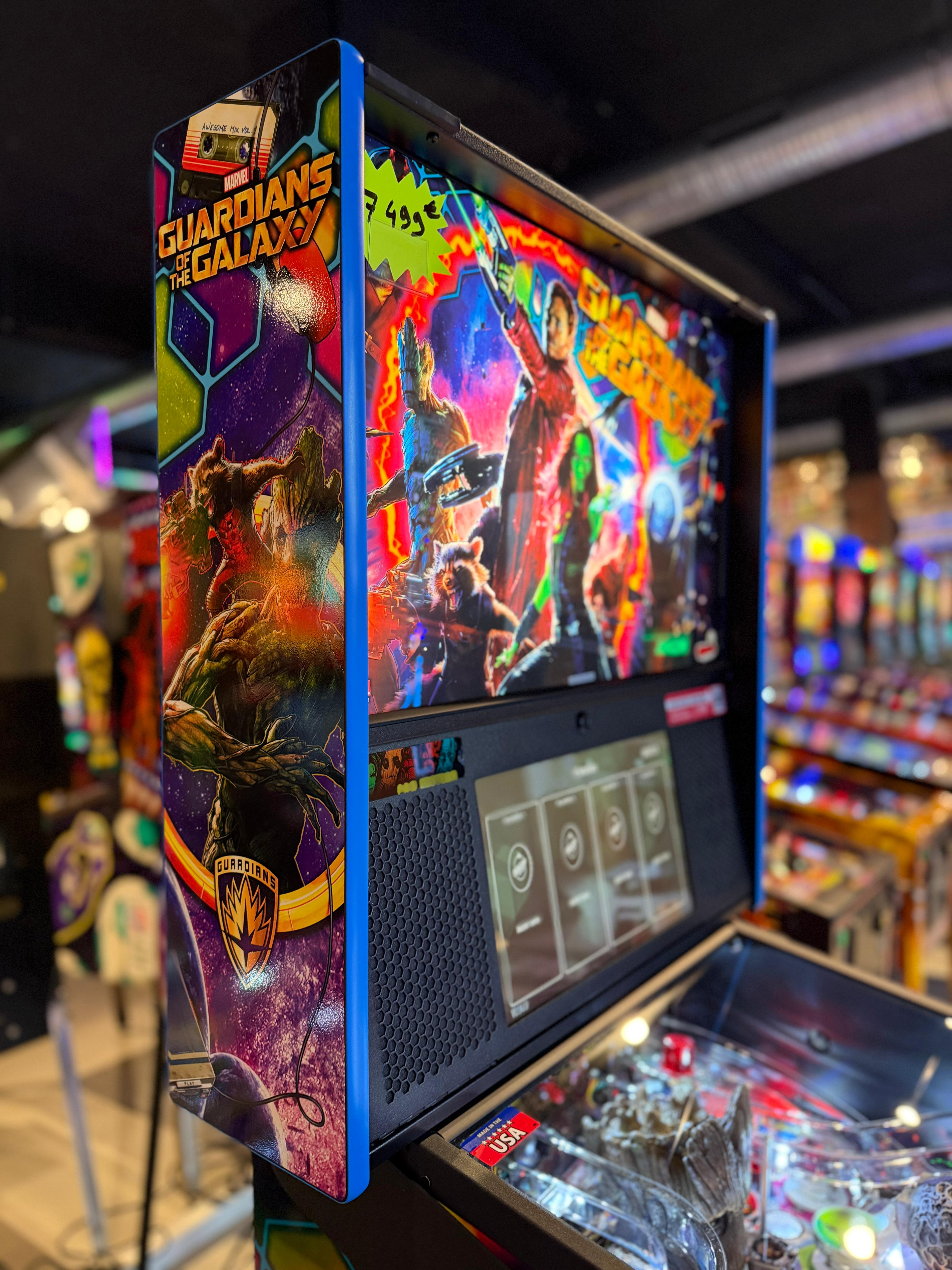 flipper guardians of the galaxy pro stern pinball moderne
