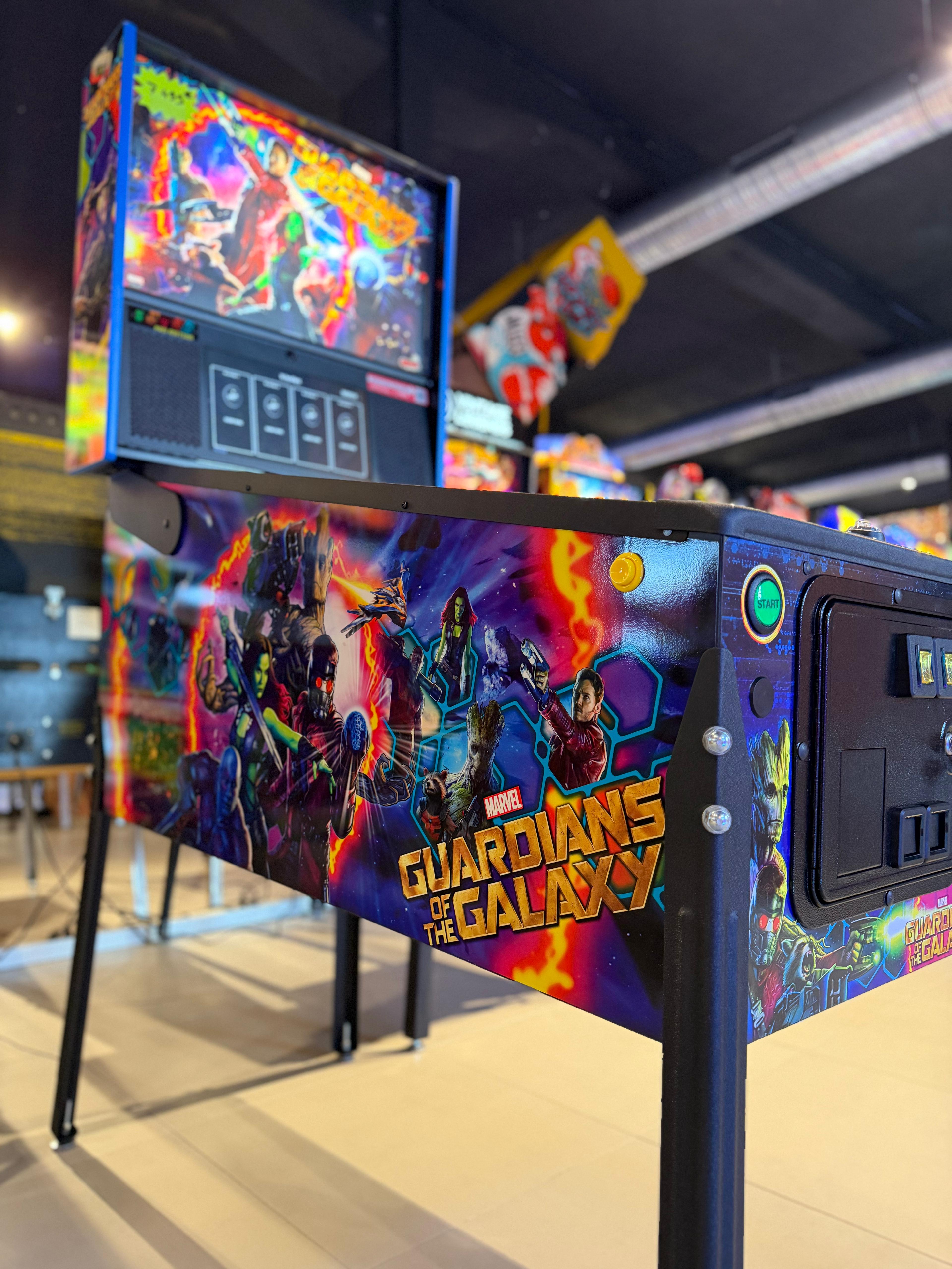 flipper guardians of the galaxy pro stern pinball machine