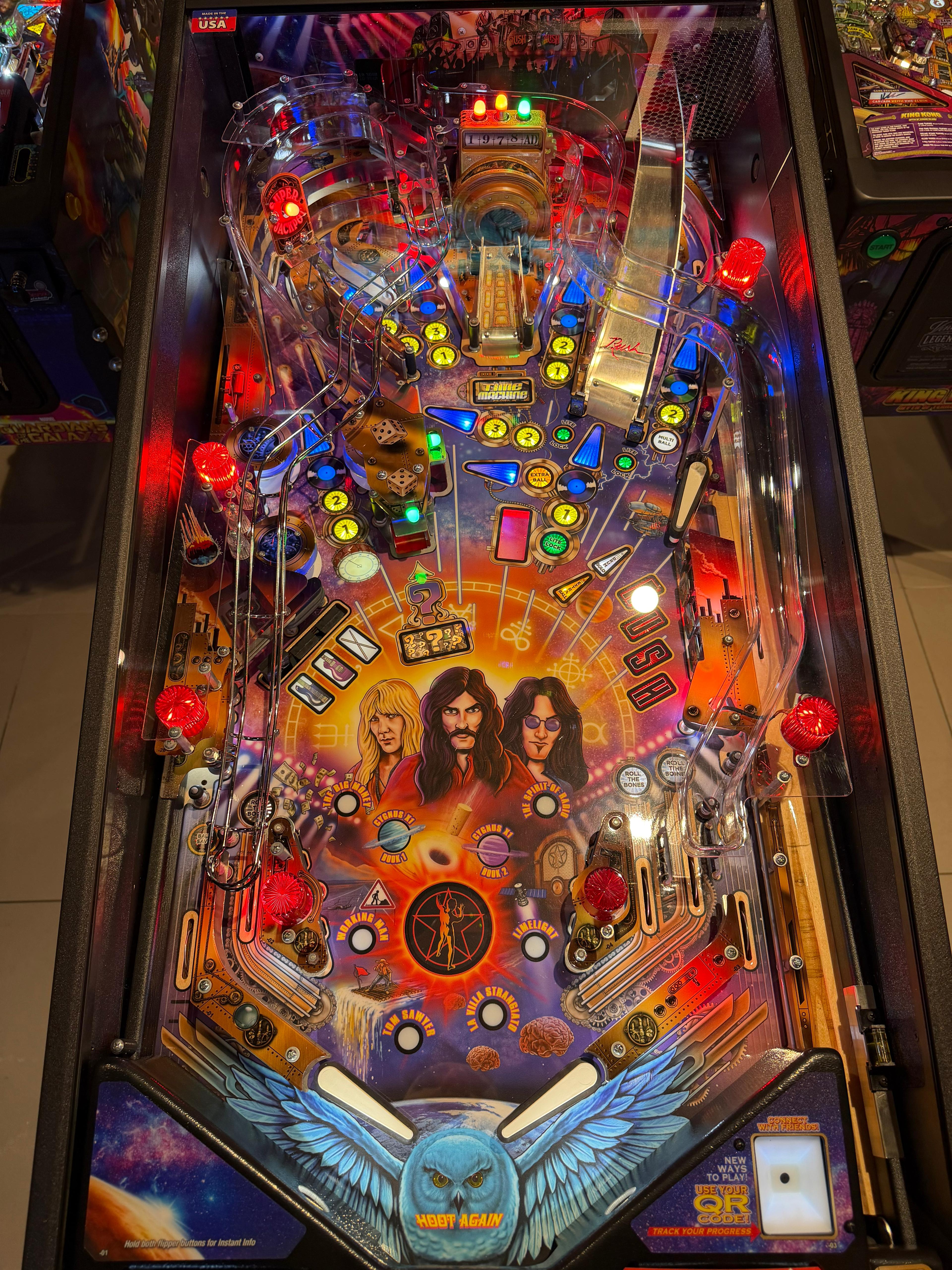 plateau flipper rush stern pro playfield