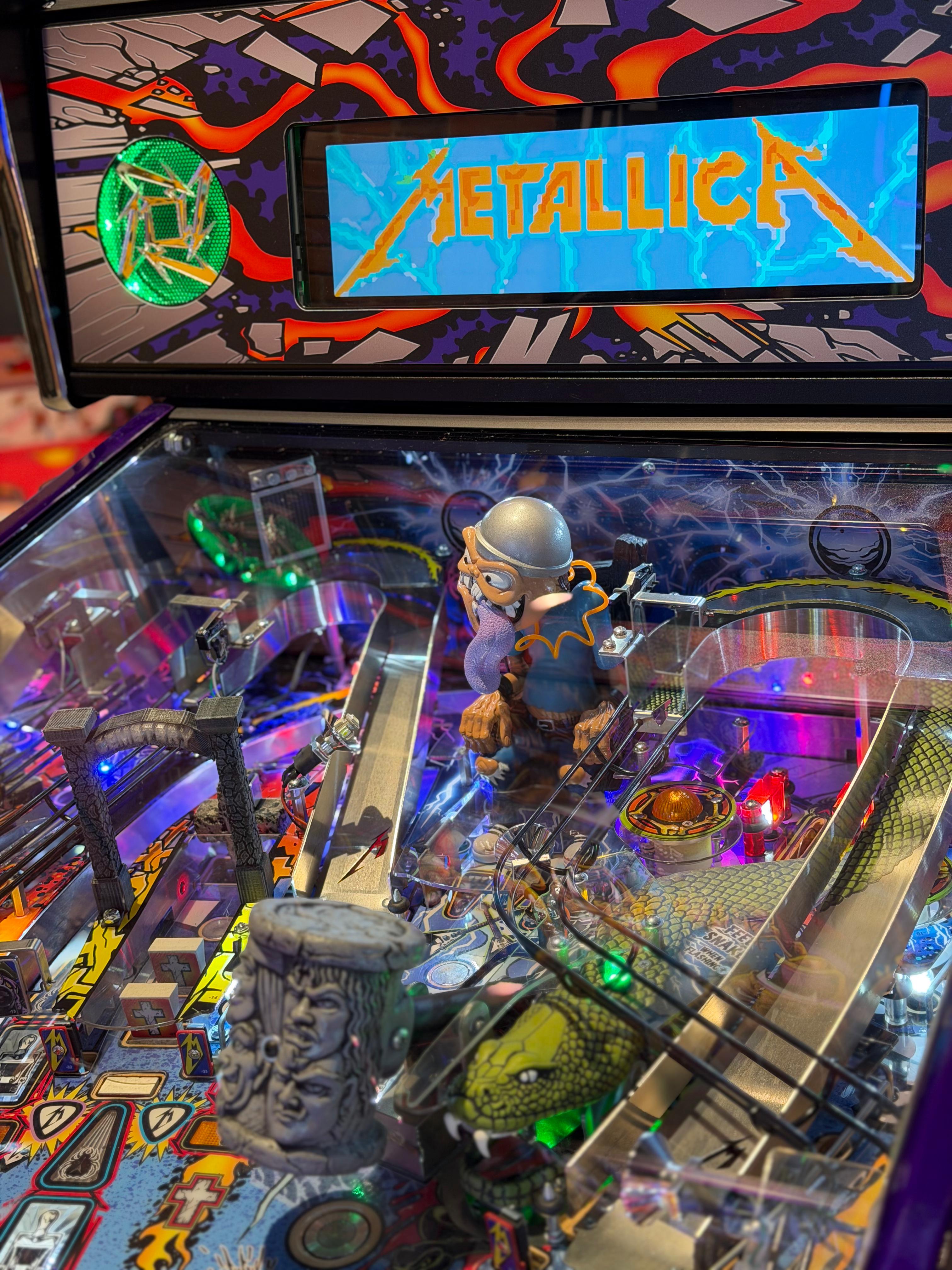 flipper metallica stern écran dmd color lcd