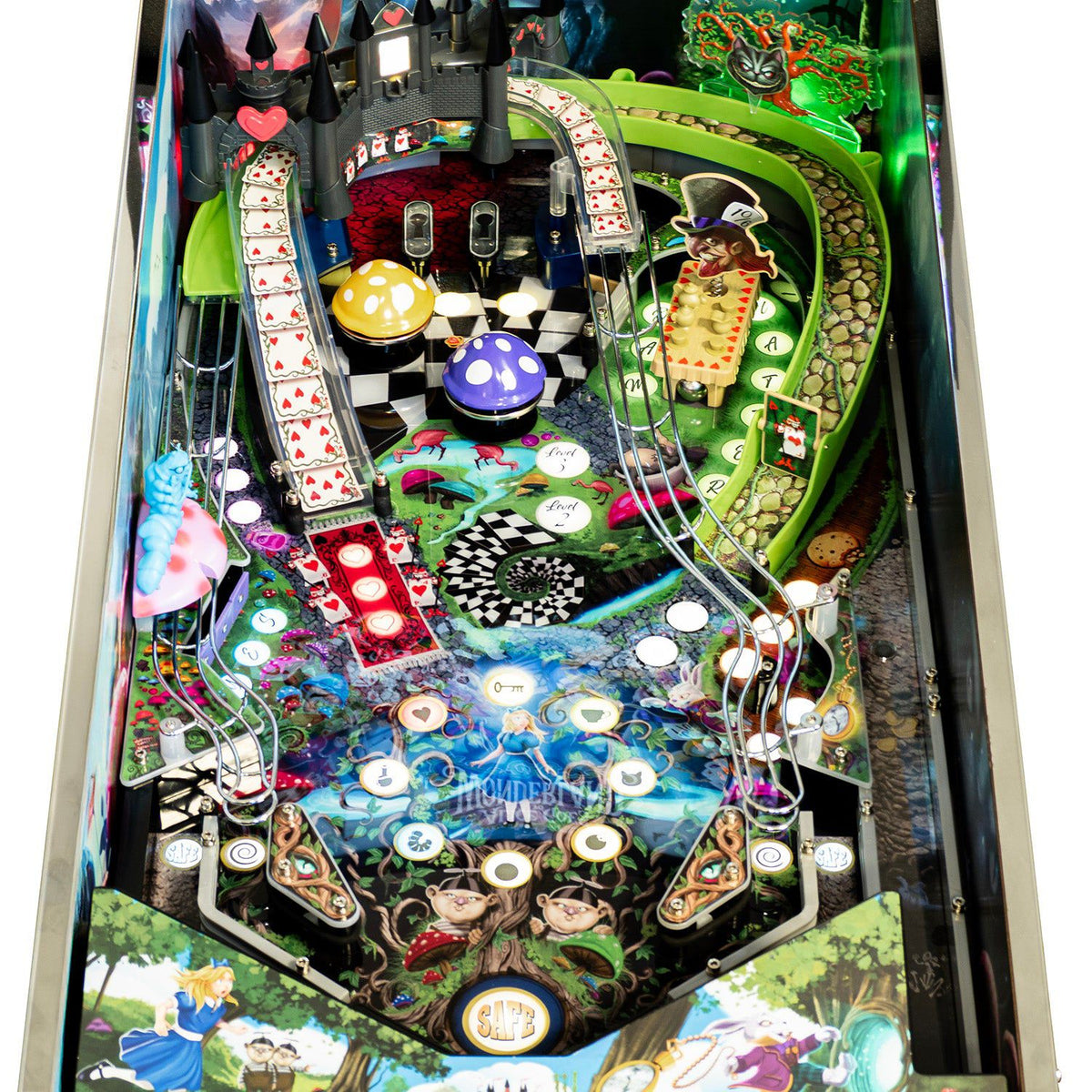 Flipper Alice Goes to Wonderland – jeu d'arcade enfant pour salle de jeux – Vintage Legends (photo 2)
