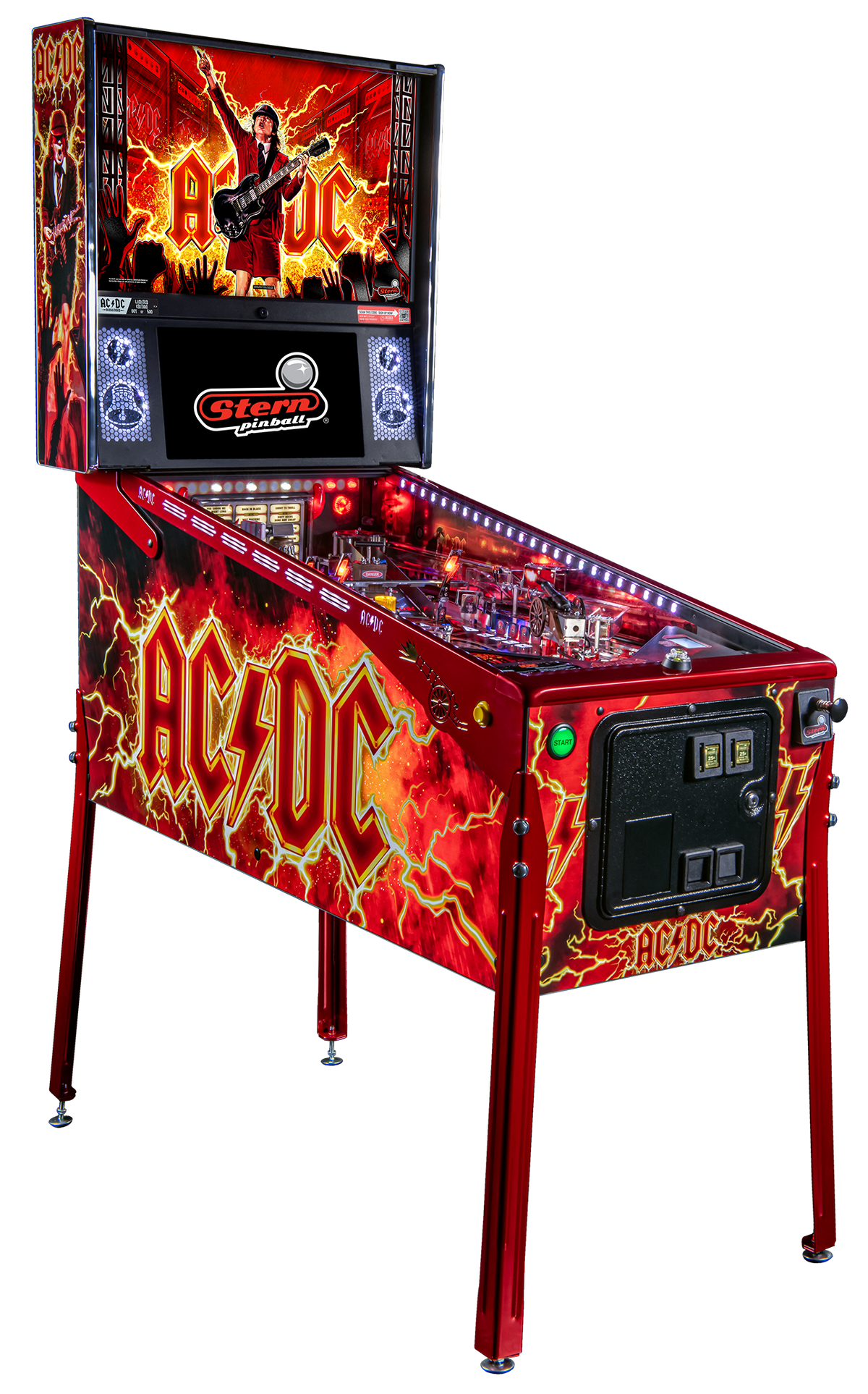 Flipper AC/DC Remastered Limited Edition, vue de côté droit