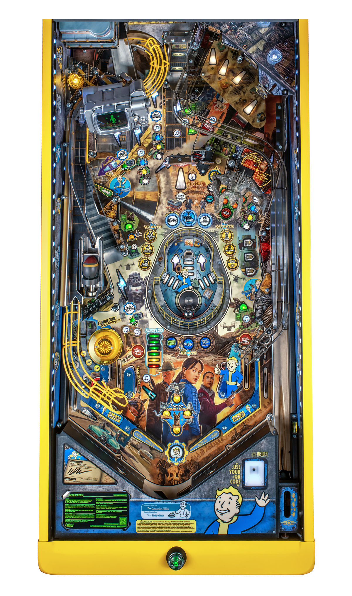 Flipper Fallout Limited Edition Stern – plateau de jeu complet