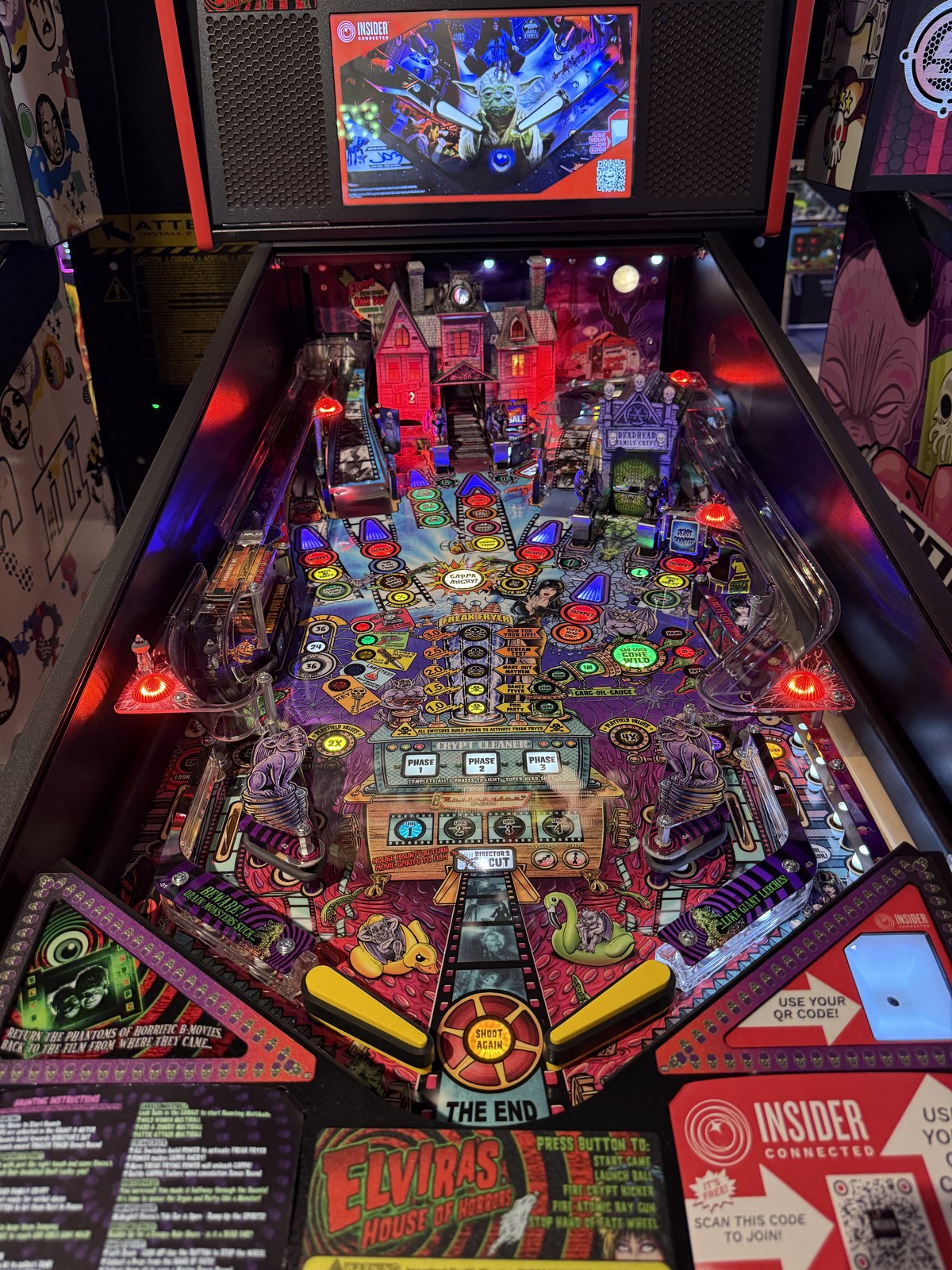 Flipper Elvira's House of Horrors Premium Stern 2019 d'occasion à vendre – Vintage Legends (photo 7)