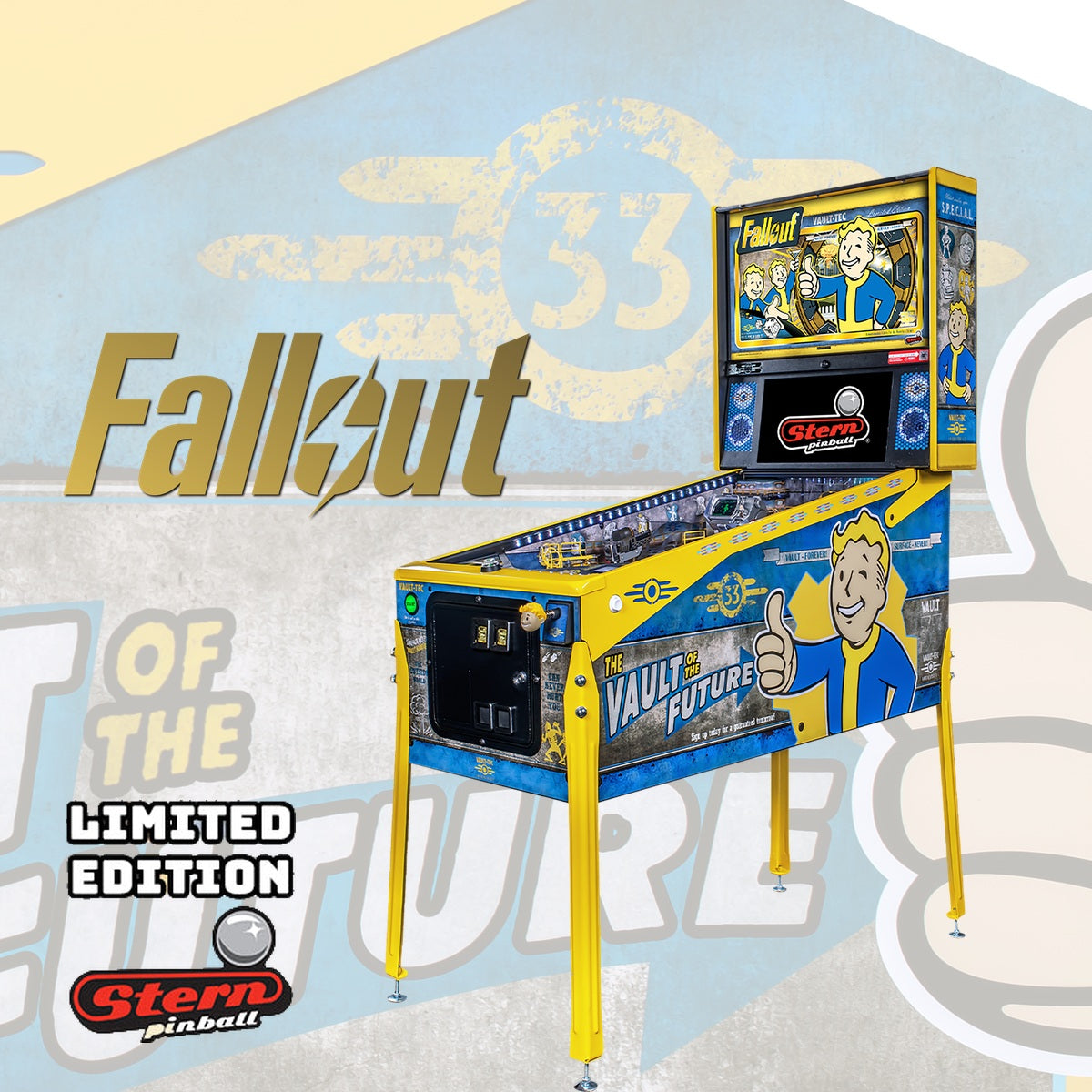 Flipper Fallout Limited Edition Stern Pinball neuf – Vintage Legends