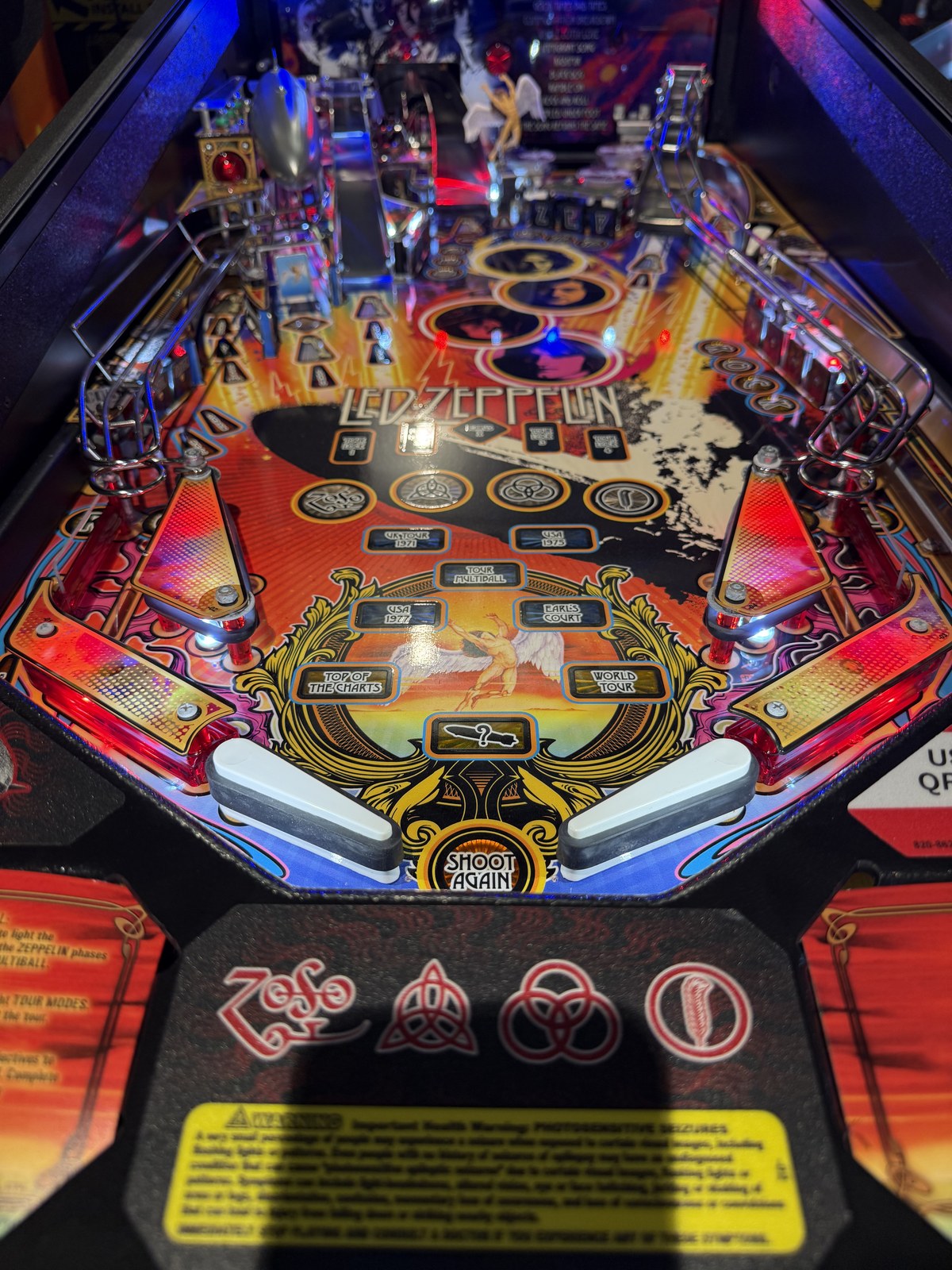 Flipper Led Zeppelin Pro Stern 2020 d'occasion à vendre – Vintage Legends (photo 6)