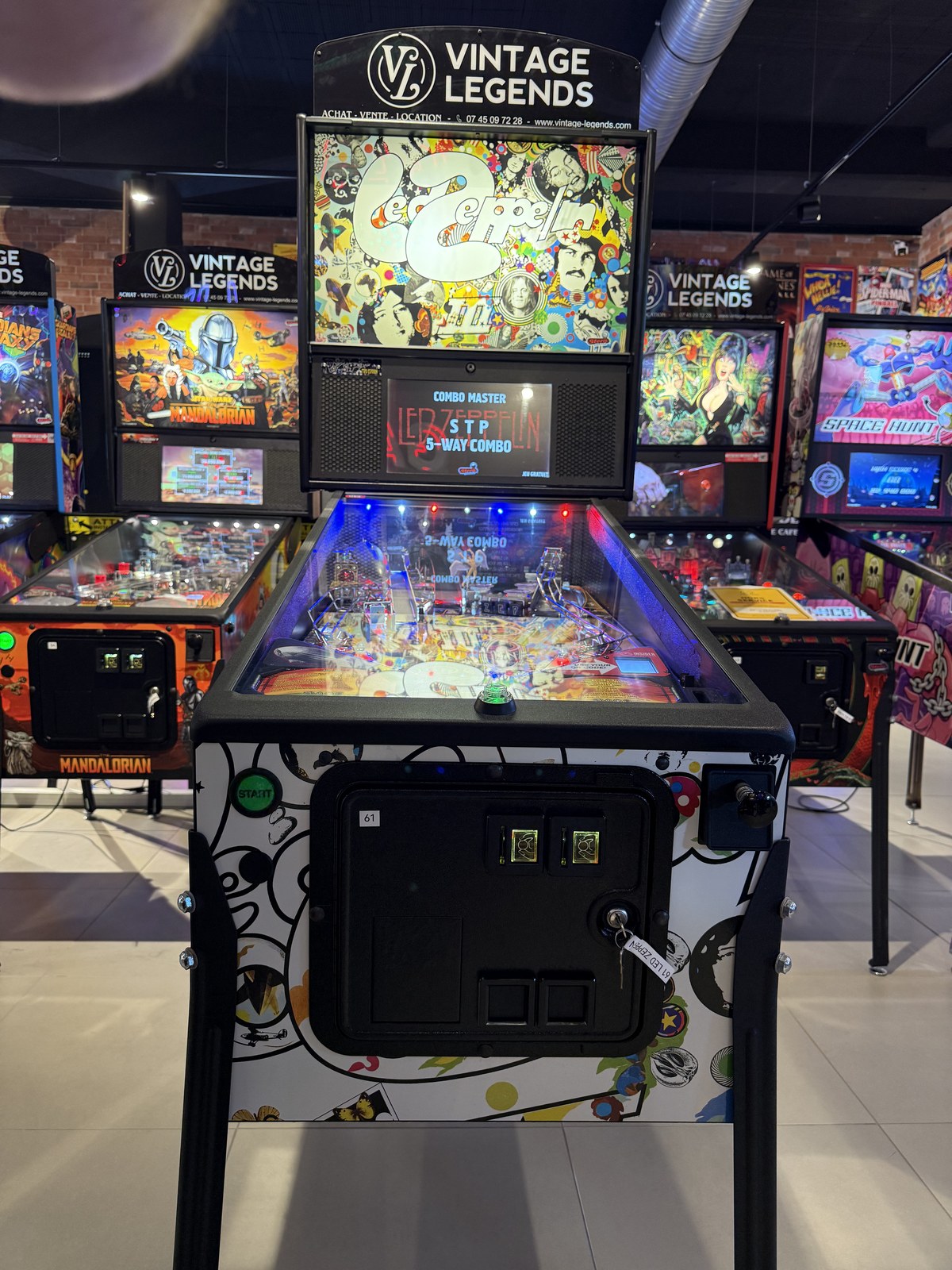 Flipper Led Zeppelin Pro Stern 2020 d'occasion à vendre – Vintage Legends (photo 14)