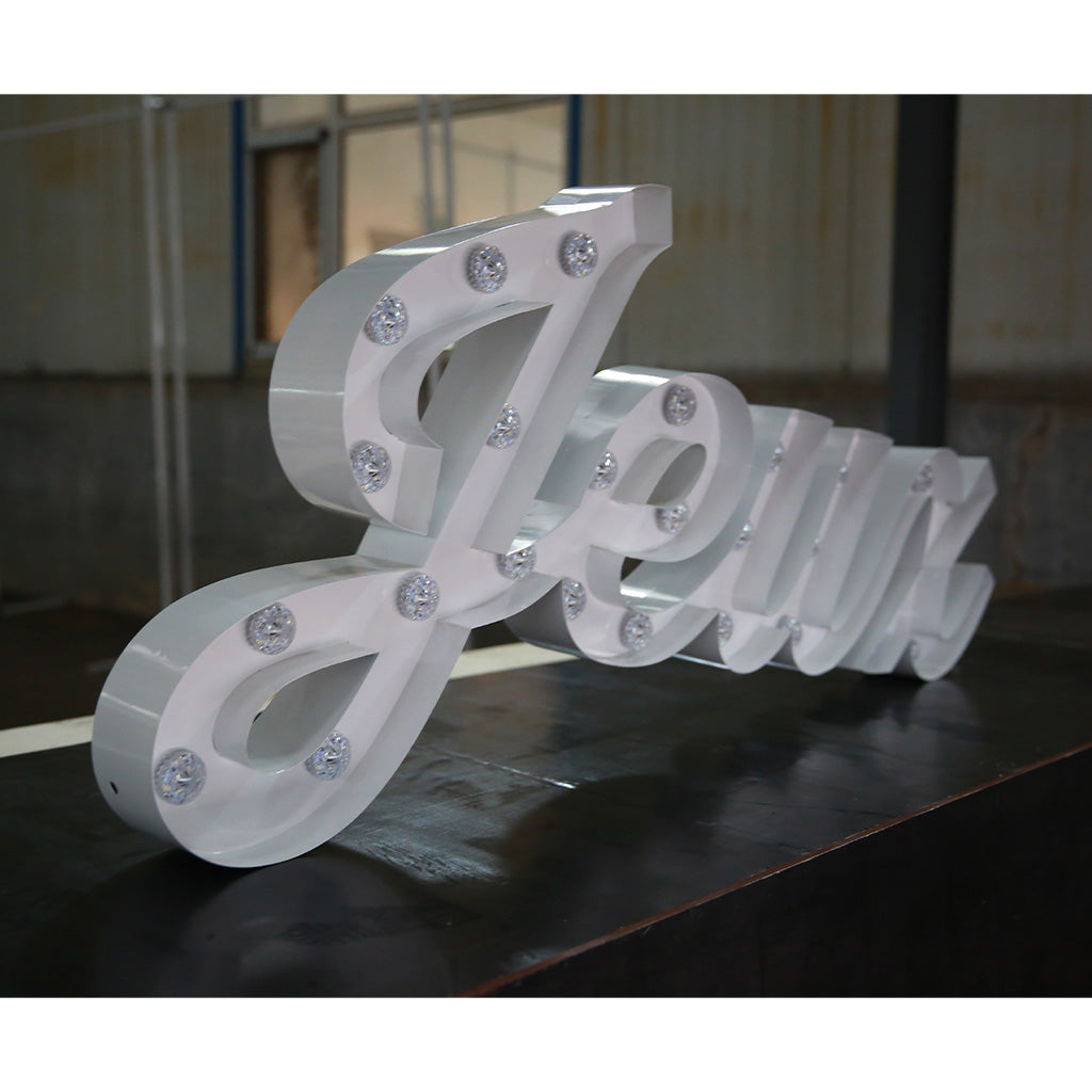 Enseigne lumineuse professionnelle RGB Bluetooth largeur 1,50 mètre (JEUX)