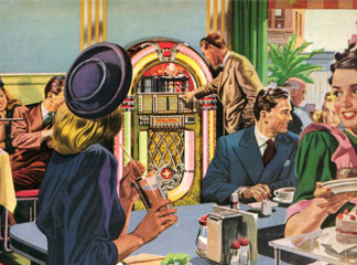 DOMETOP VINYL LP JUKEBOX