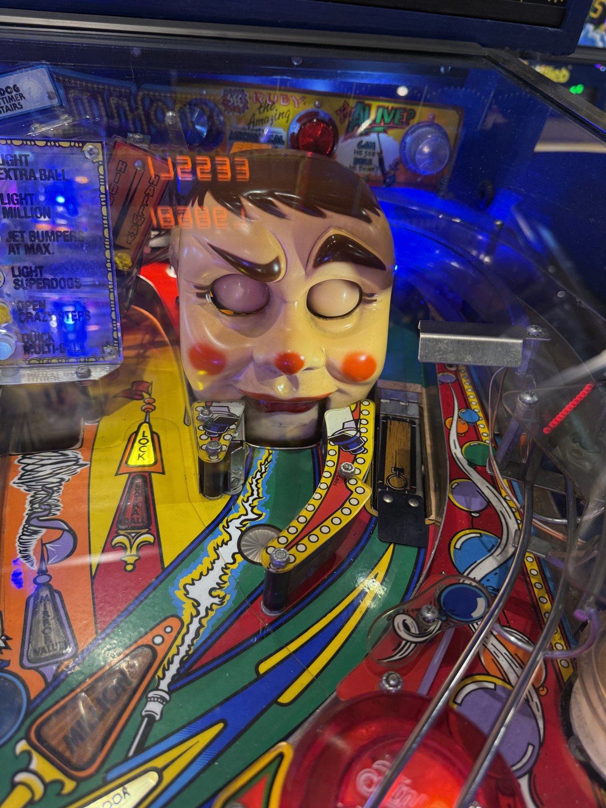 Flipper Funhouse Williams 1990 d'occasion à vendre – Vintage Legends (photo 9)