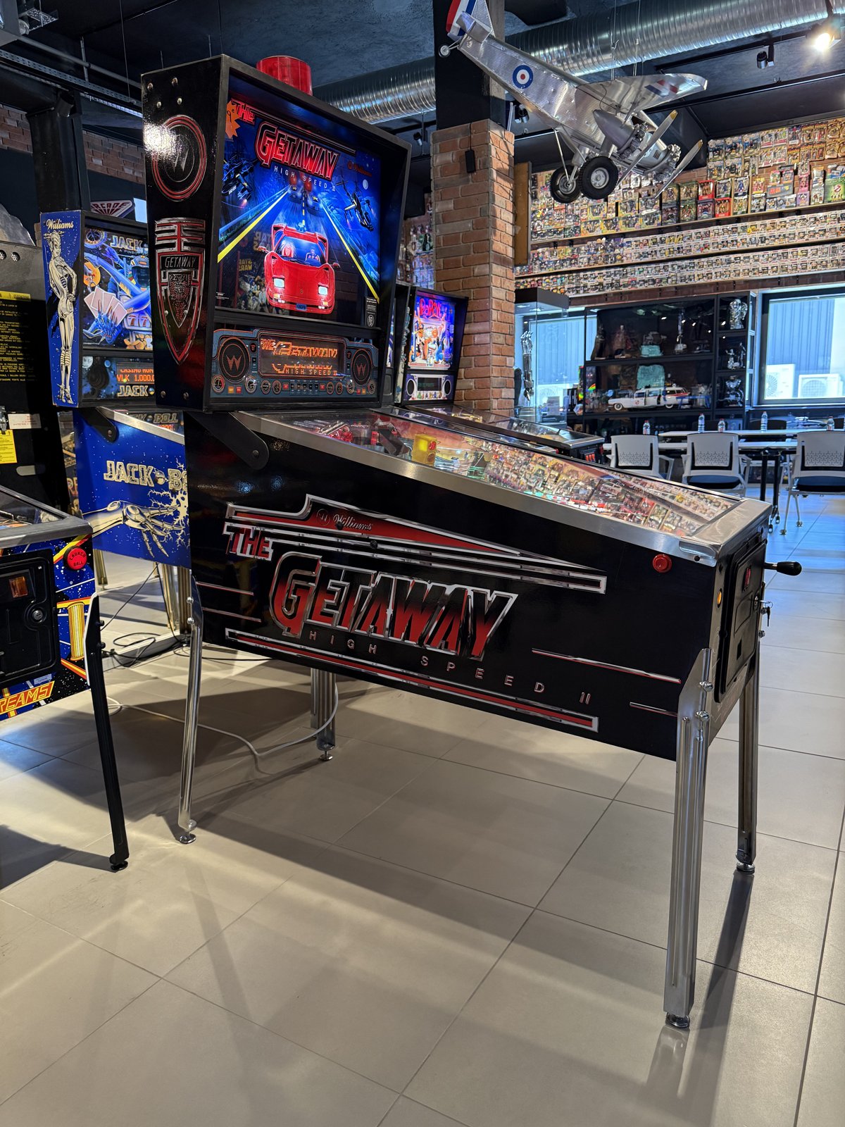 Flipper The Getaway High Speed II Williams 1992 d'occasion à vendre – Vintage Legends (photo 1)