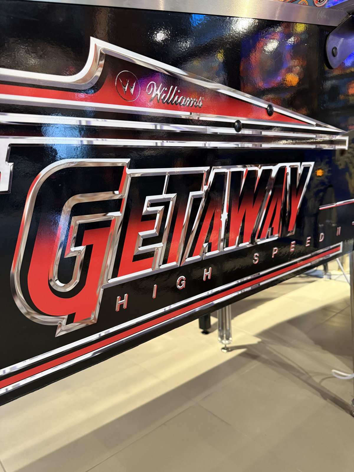 Flipper The Getaway High Speed II Williams 1992 d'occasion à vendre – Vintage Legends (photo 7)