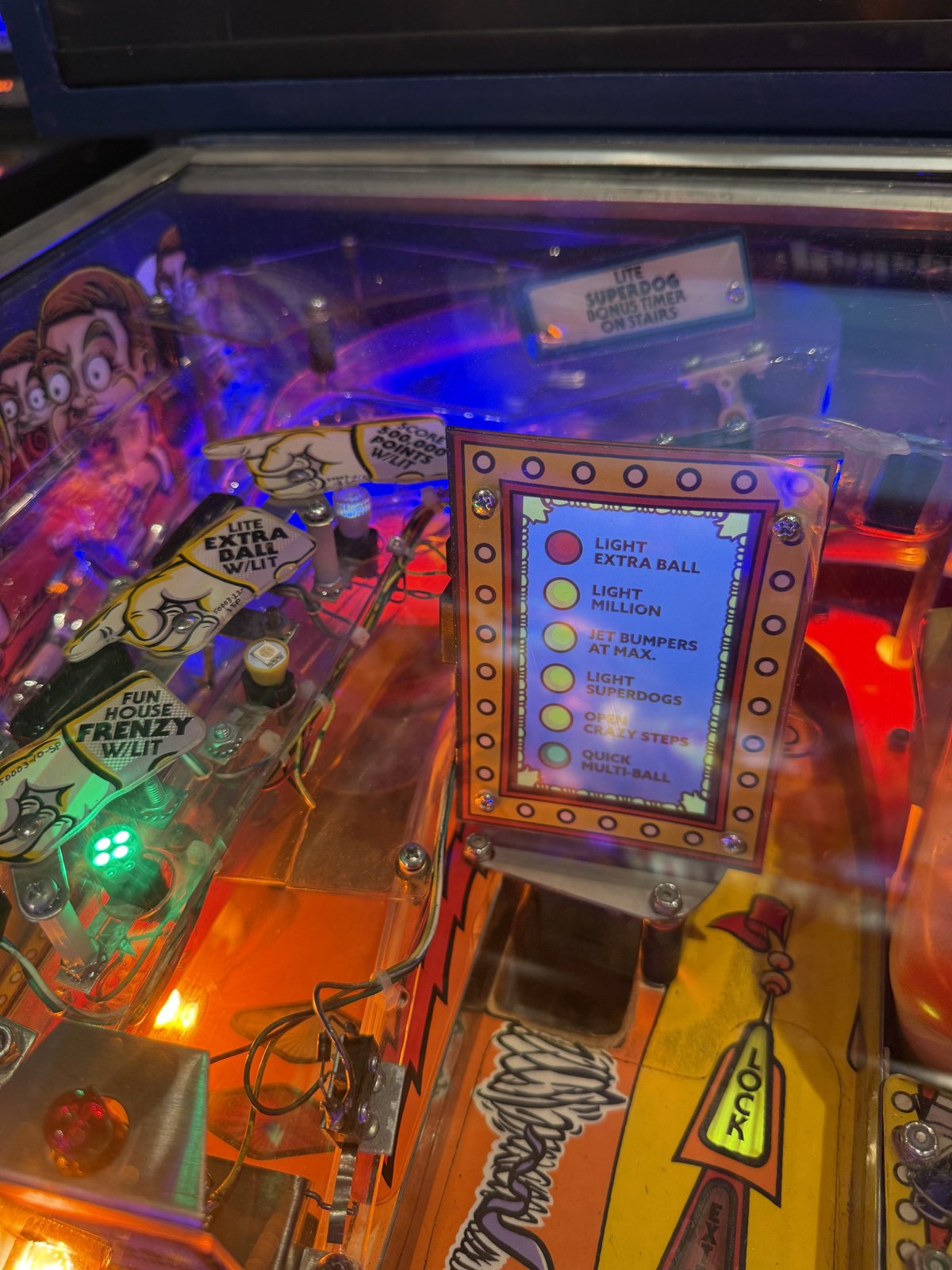 Flipper Funhouse Rudy's Nightmare kit 2.0 Pedretti d'occasion à vendre – Vintage Legends (photo 10)
