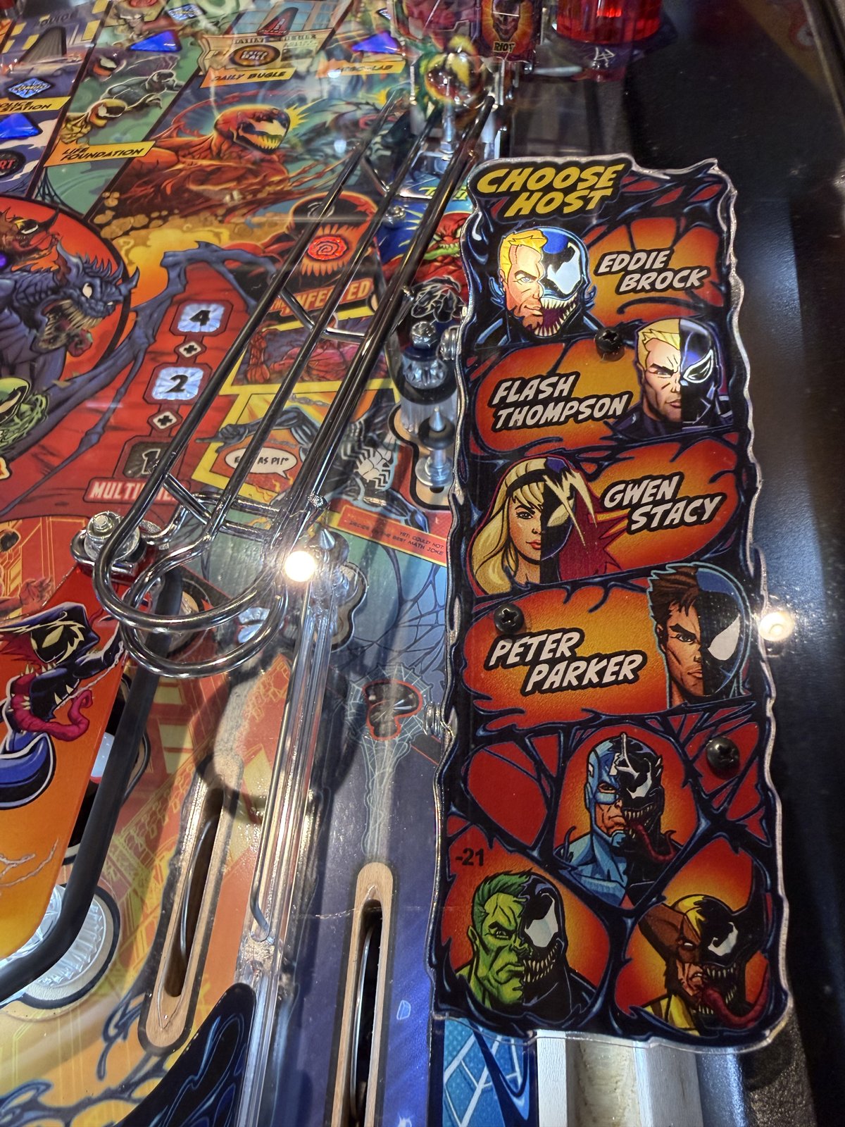 Flipper Venom Pro Stern 2023 Marvel d'occasion à vendre – Vintage Legends (photo 10)