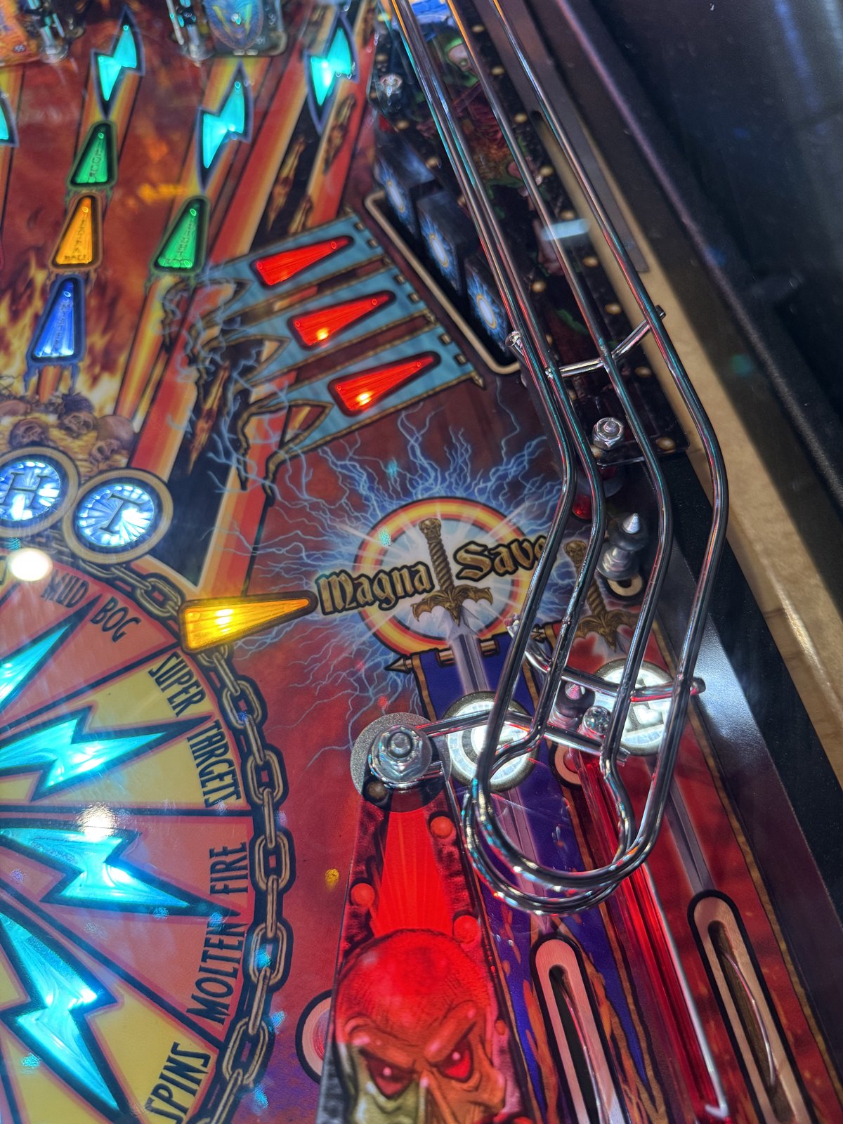 Flipper Black Knight Sword of Rage Pro Stern 2019 d'occasion à vendre – Vintage Legends (photo 9)