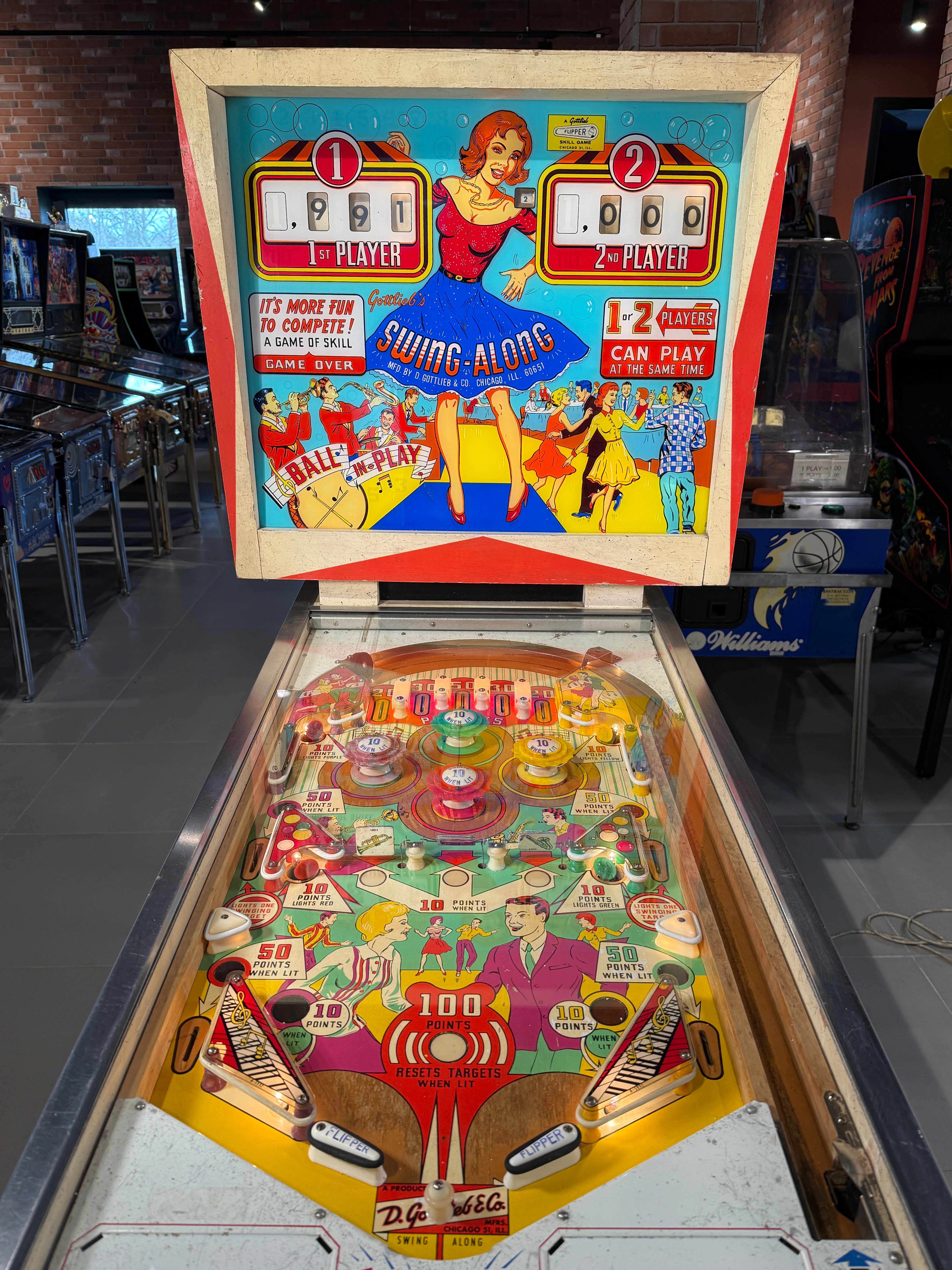 Flipper Swing-Along Gottlieb occasion