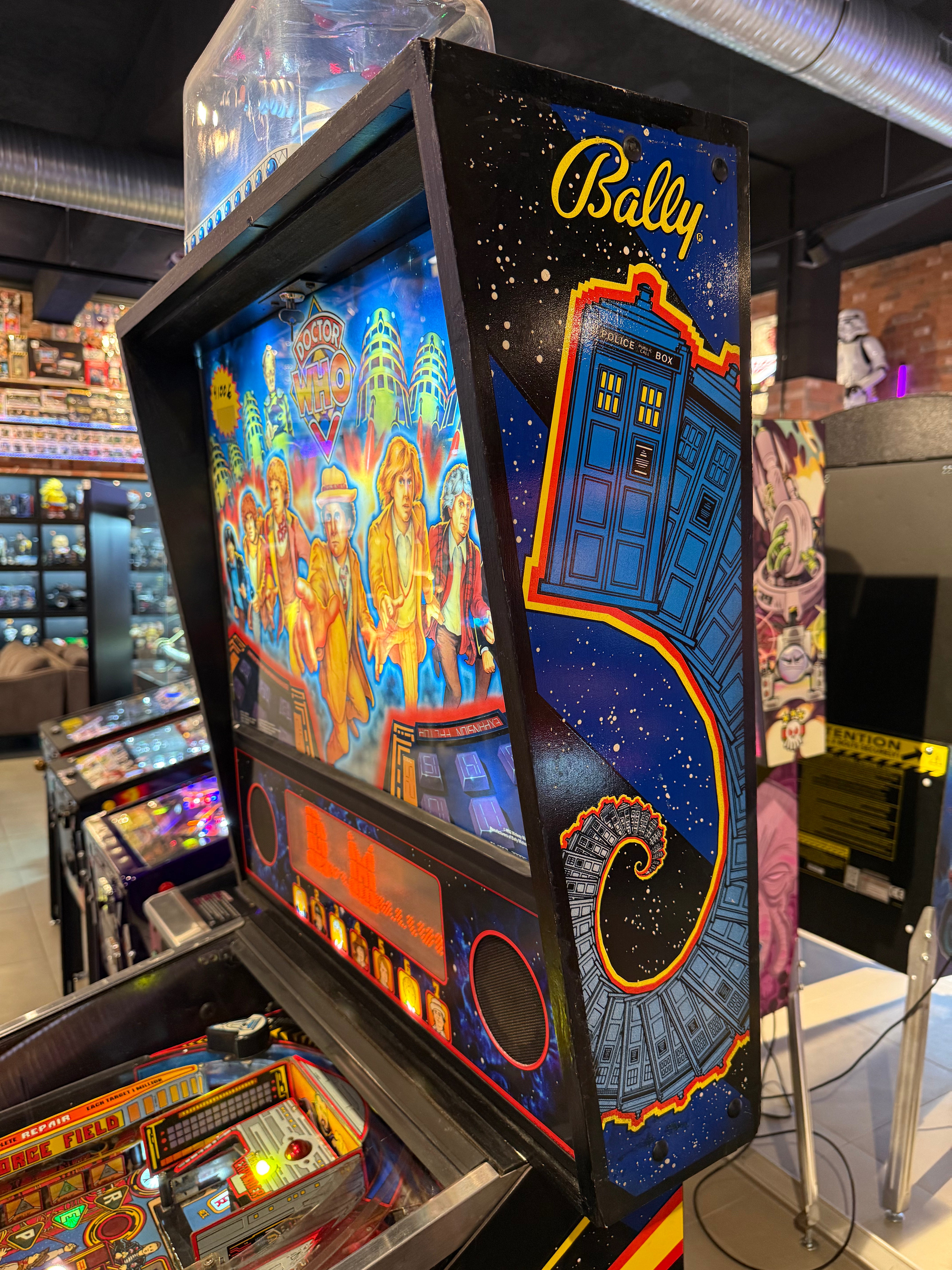 flipper doctor who bally pinball machine