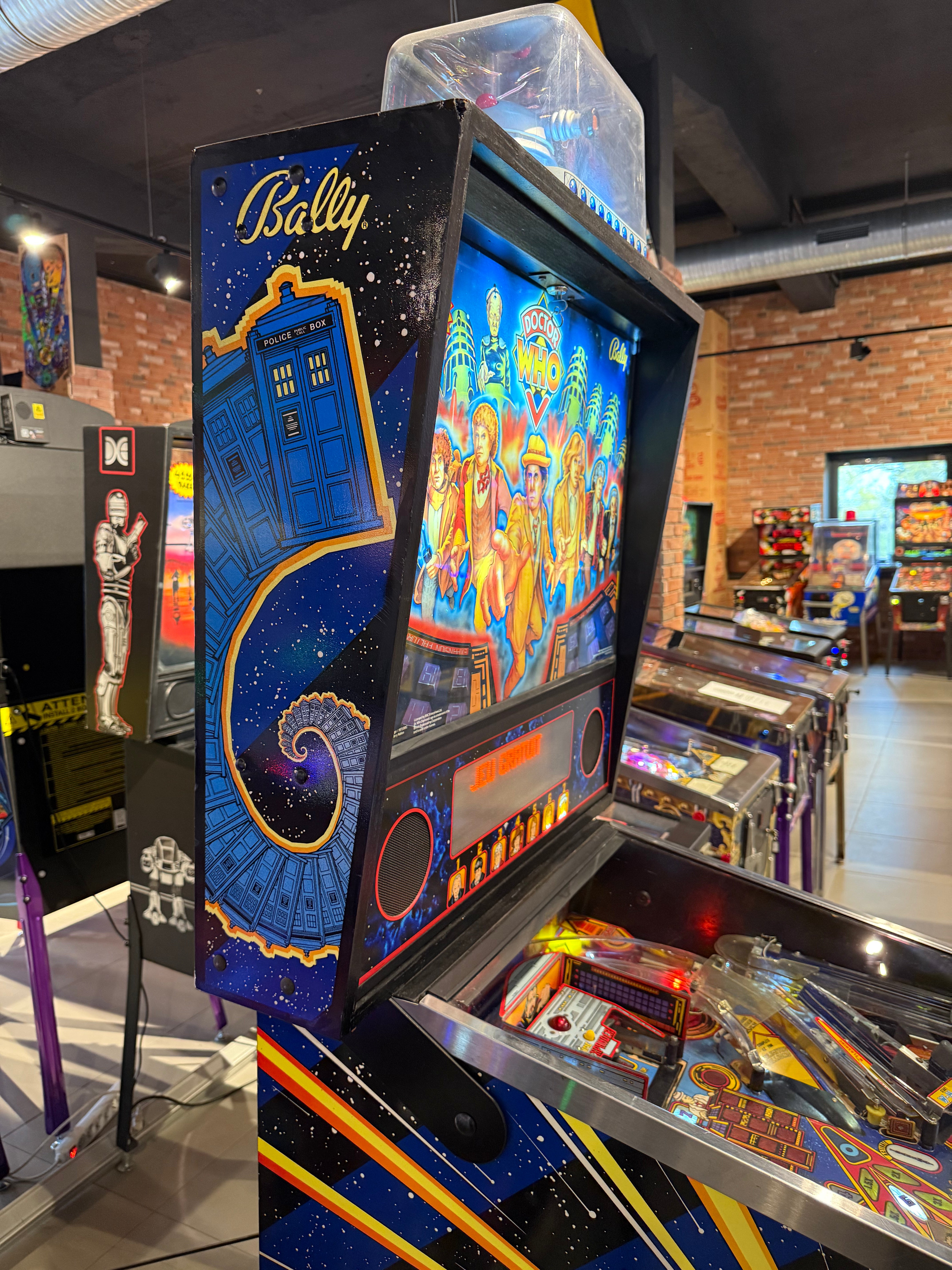 flipper doctor who bally pinball machine