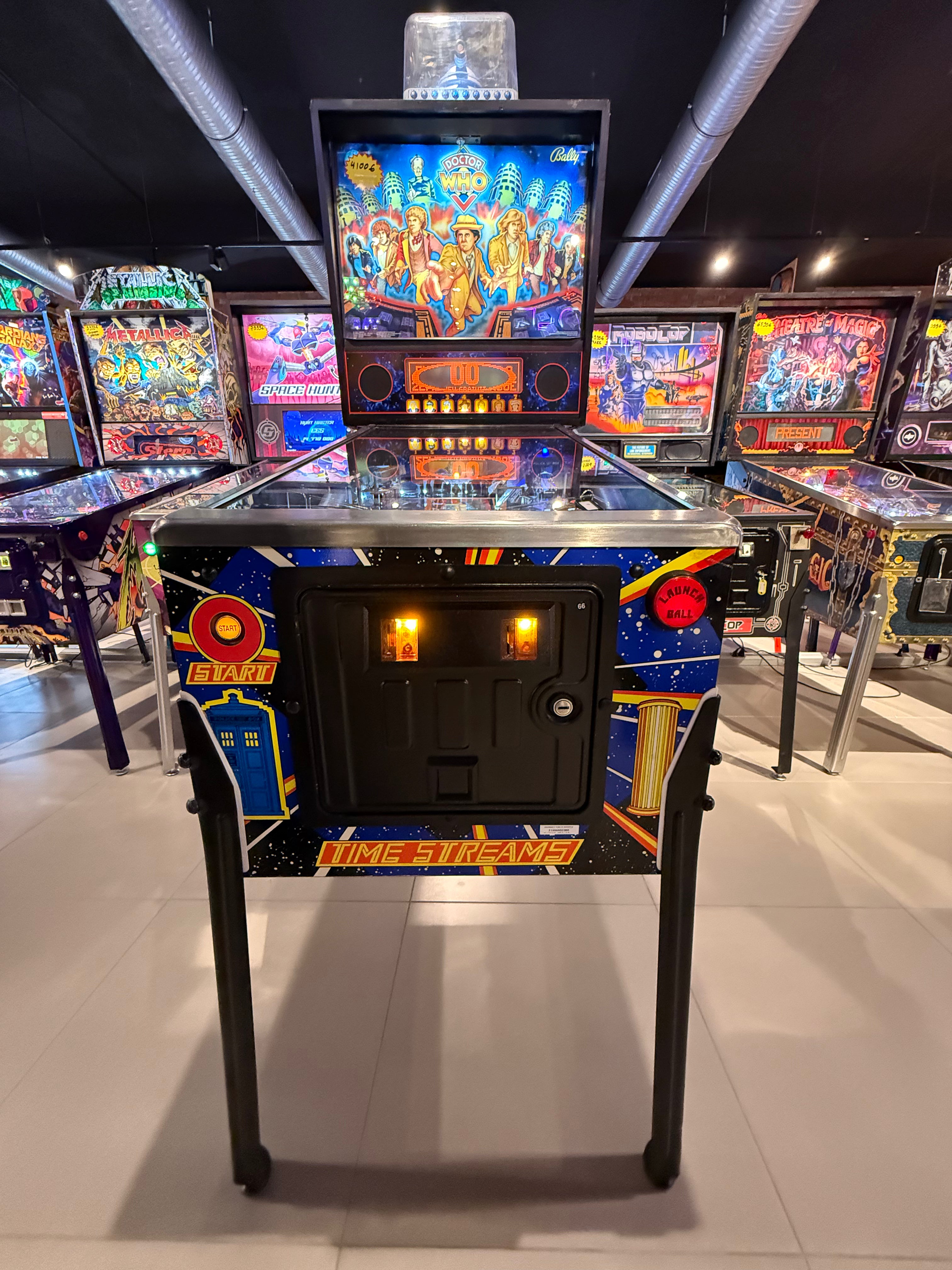 flipper doctor who bally pinball machine