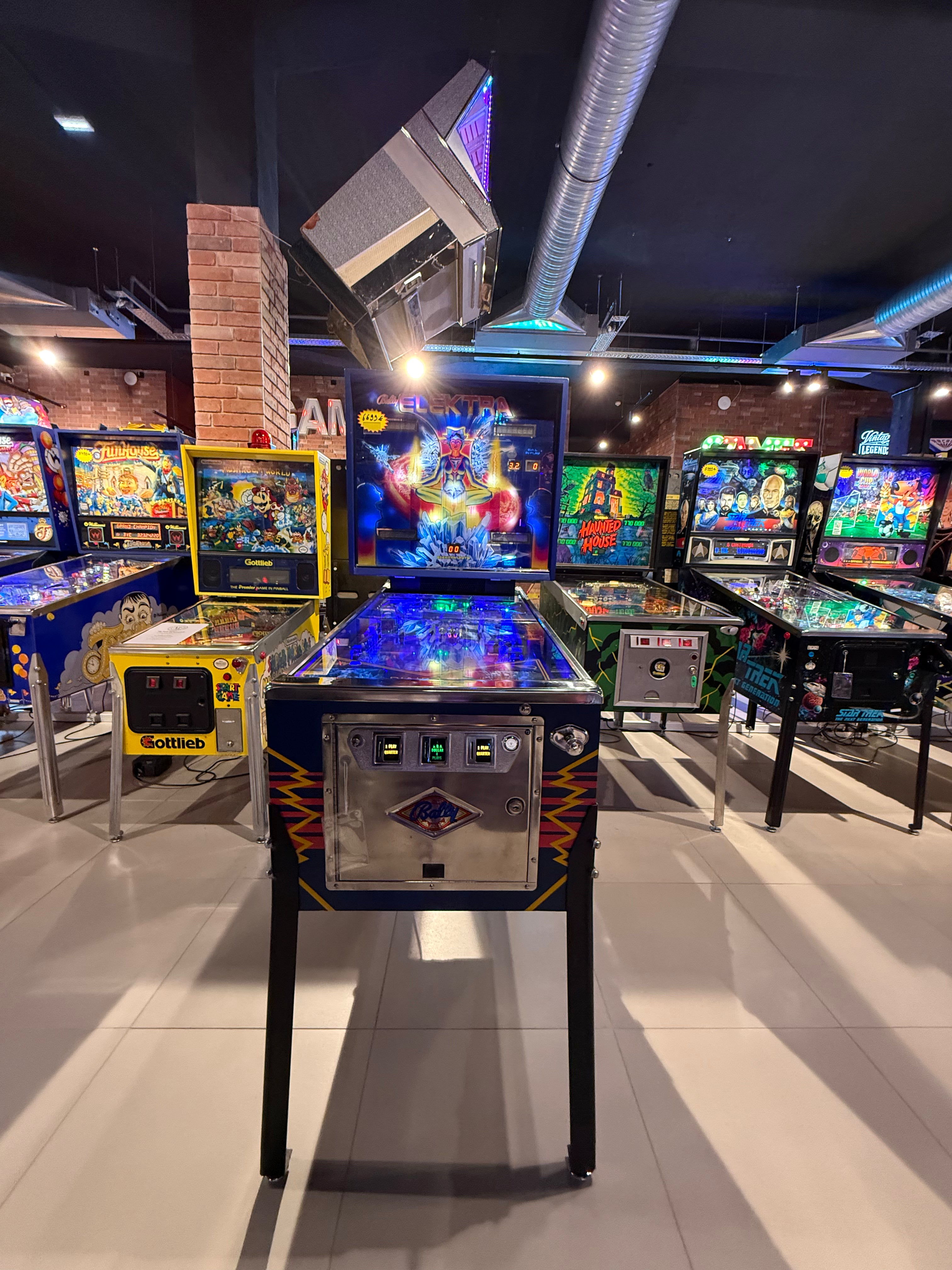 flipper elektra bally pinball vintage