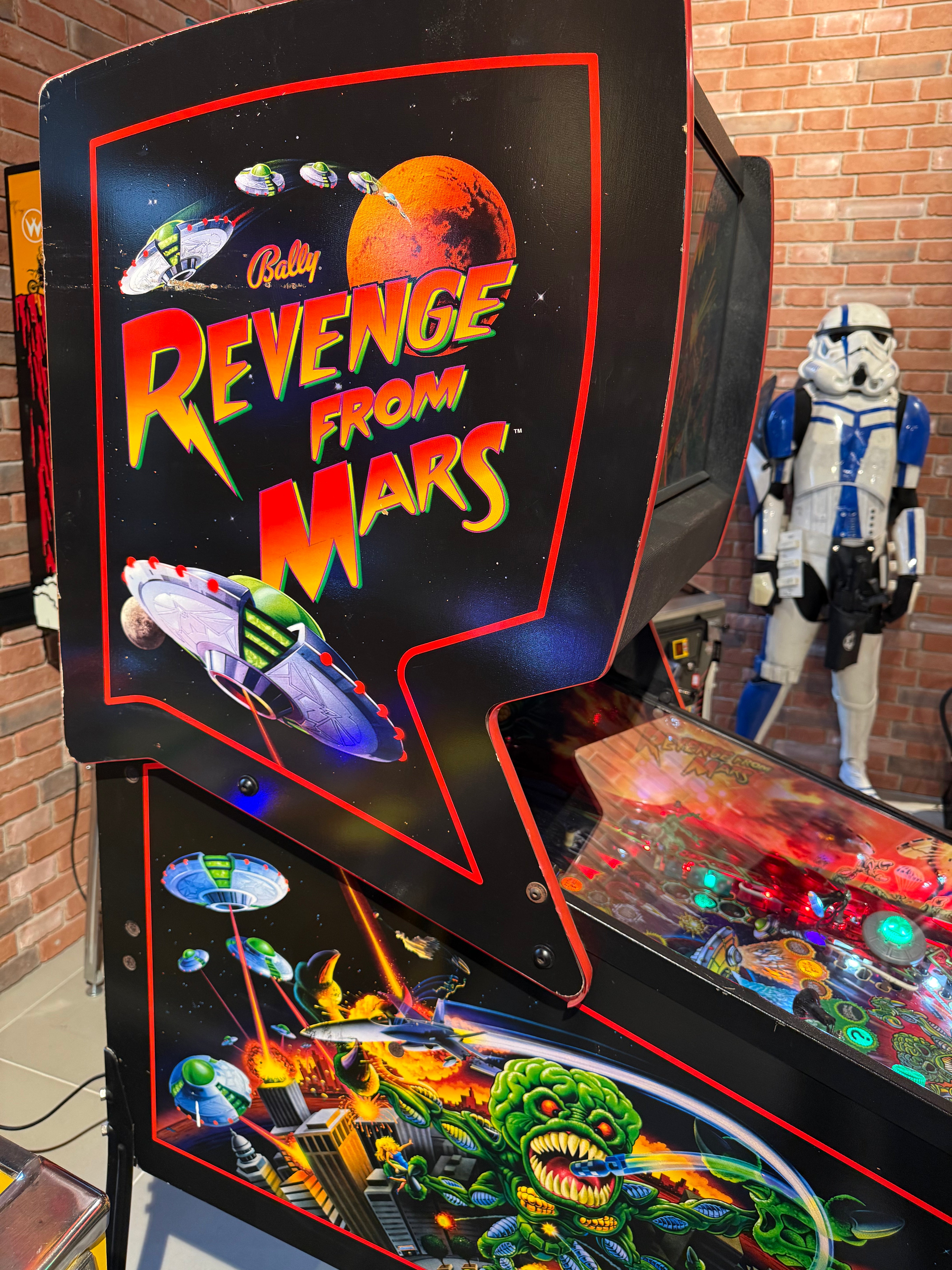 flipper revenge from mars bally pinball machine